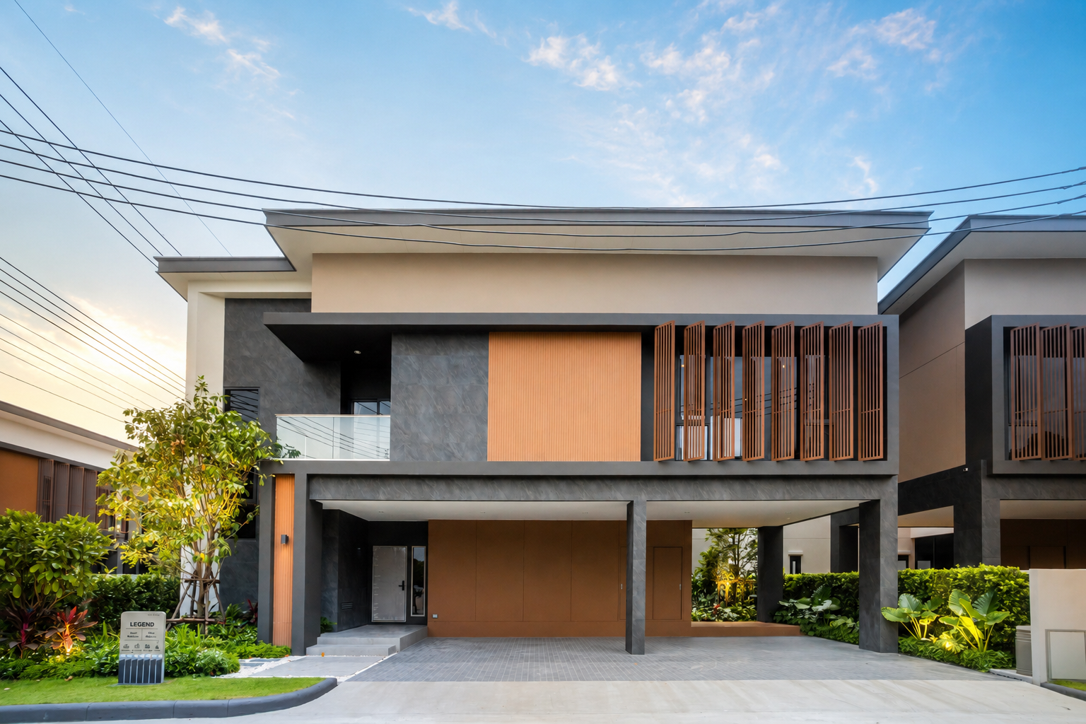 ภาพบ้านแบบ MEMORA และ LEGEND ในโครงการ Villa 168 New Krungthepkreetha