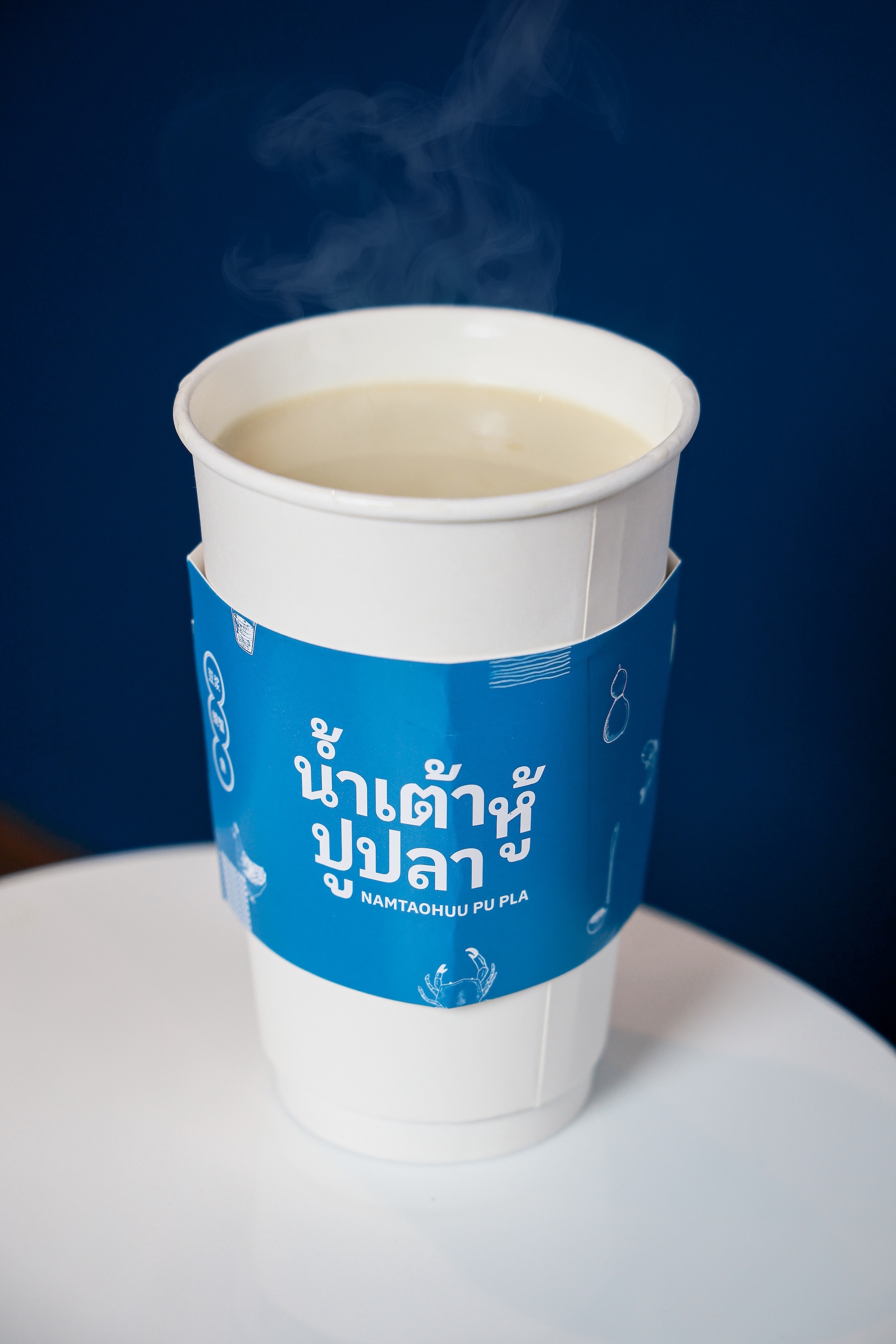 เมนูน้ำเต้าหู้ร้อนจากน้ำเต้าหู้ปูปลา