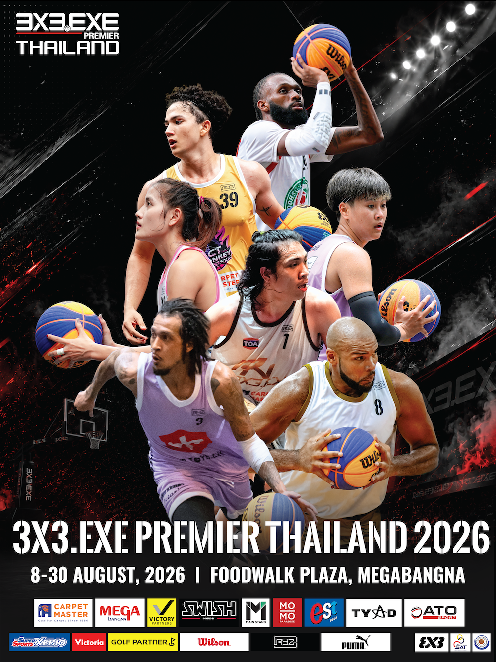 ภาพโปรโมทกิจกรรม 3X3.EXE PREMIER THAILAND 2026 ณ เมกาบางนา