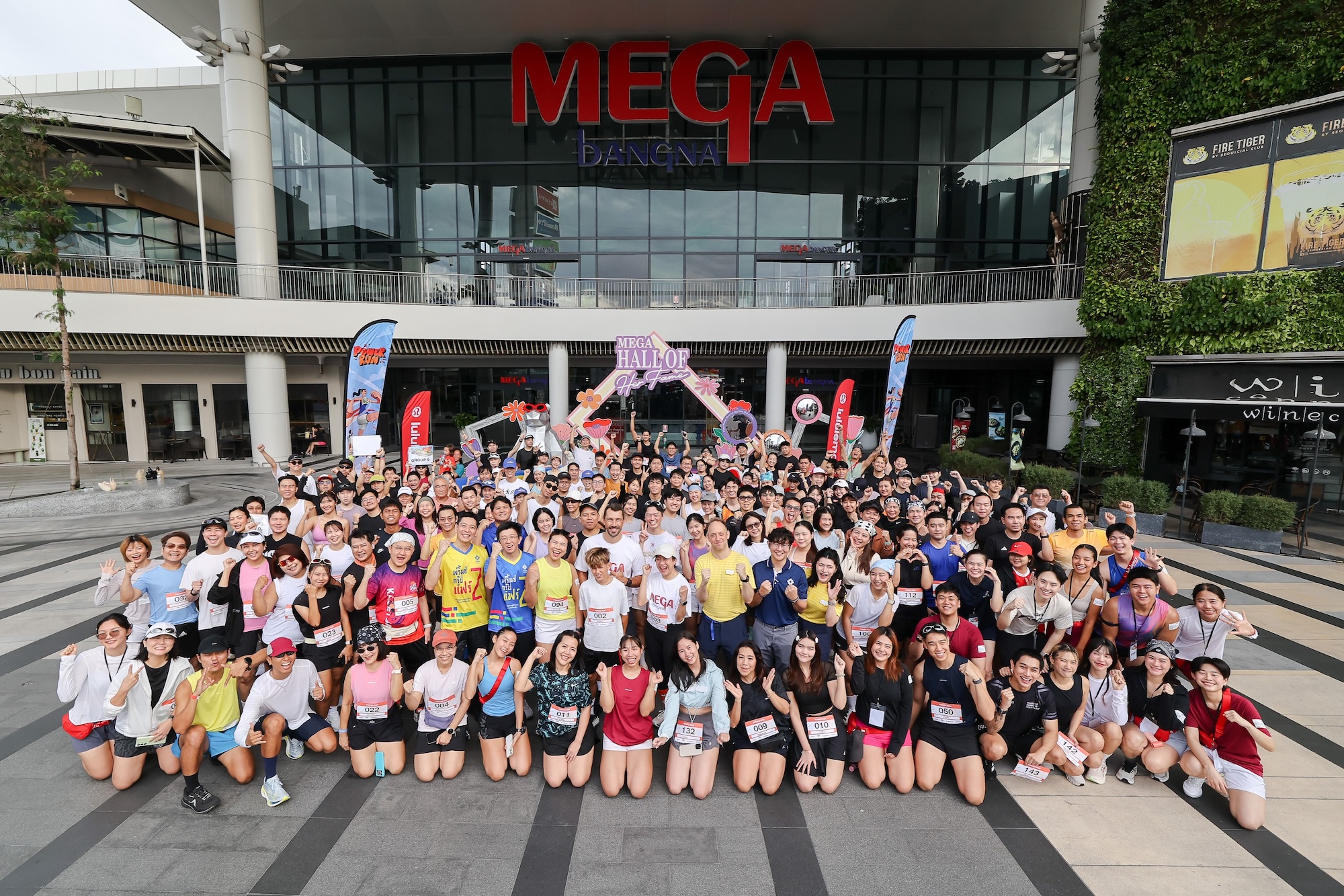 ผู้บริหารทั้ง 4 พันธมิตรร่วมกิจกรรม POWER RUN