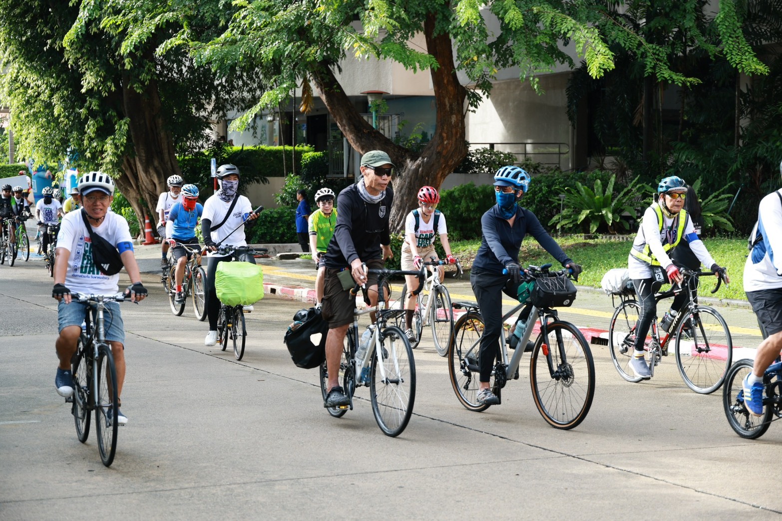 ขบวนนักปั่นในกิจกรรม Car Free Day 2026