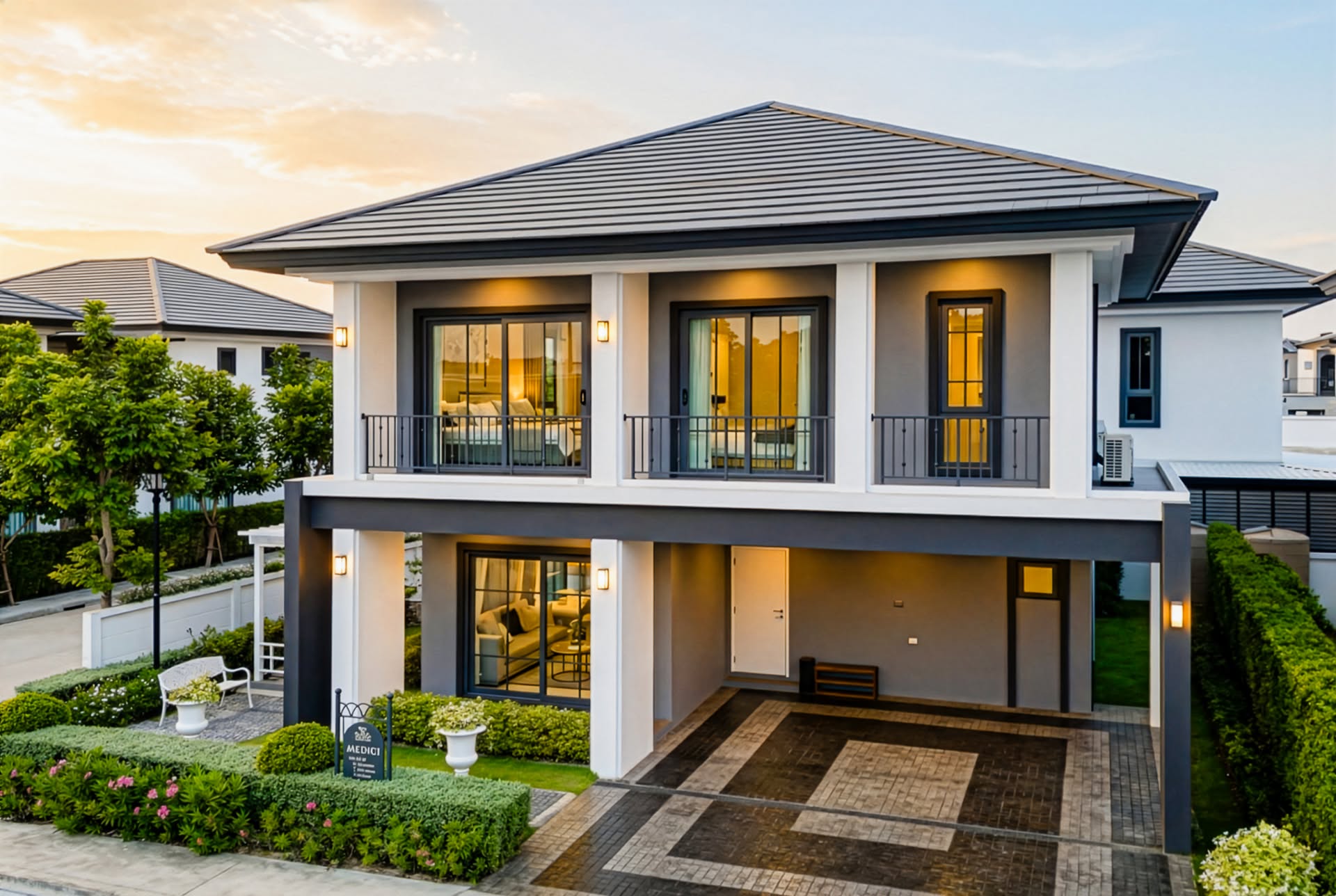 บ้านเดี่ยวโครงการเอ็น.ซี ทิวา ปิ่นเกล้า-สาย 5