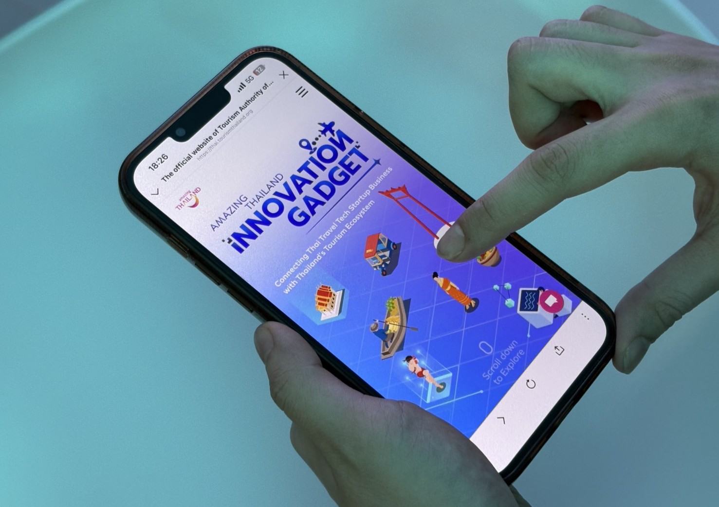 ภาพแพลตฟอร์ม Amazing Thailand Innovation Gadget