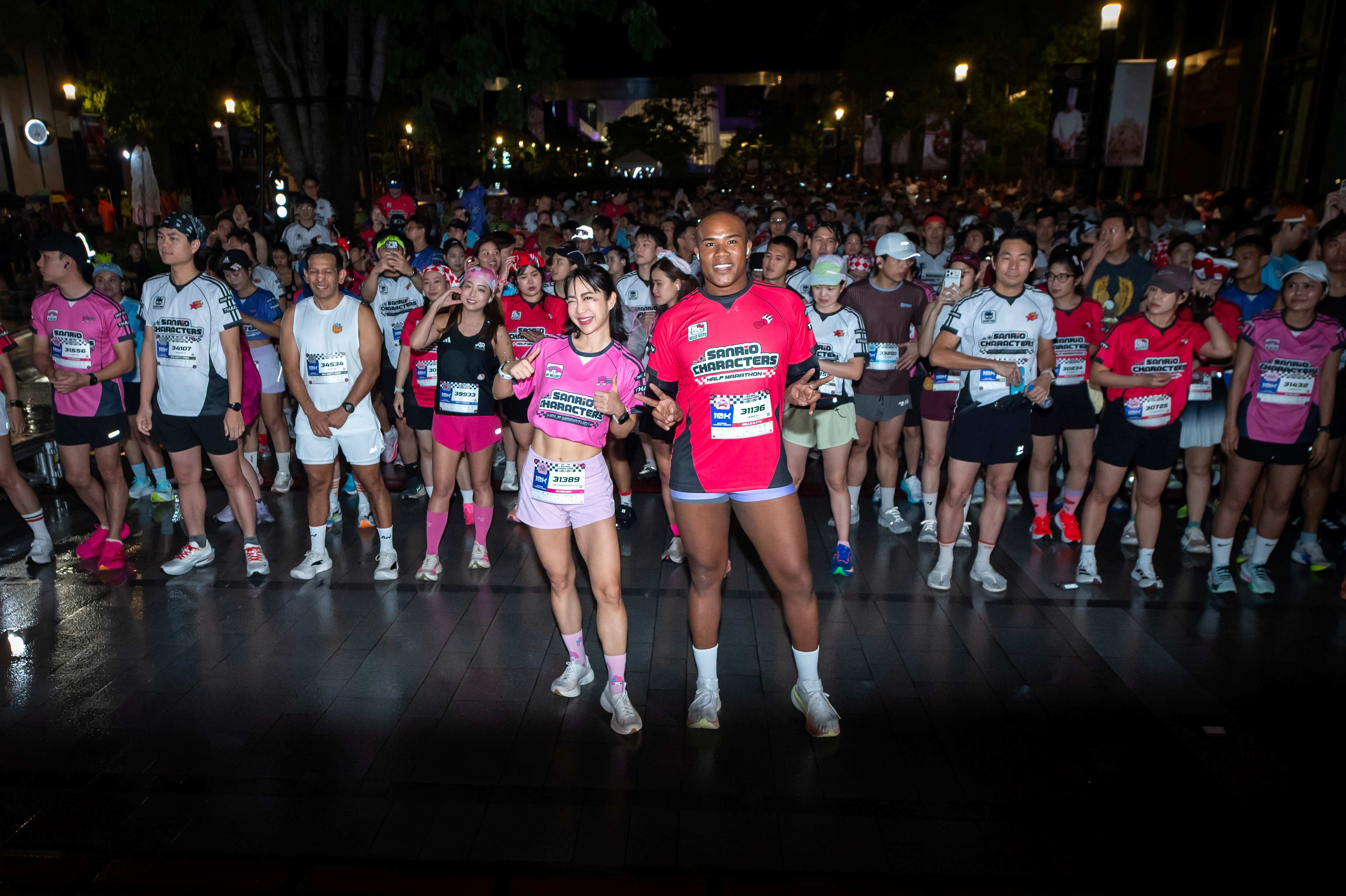 บรรยากาศงานวิ่ง SANRIO CHARACTERS HALF MARATHON ณ วัน แบงค็อก