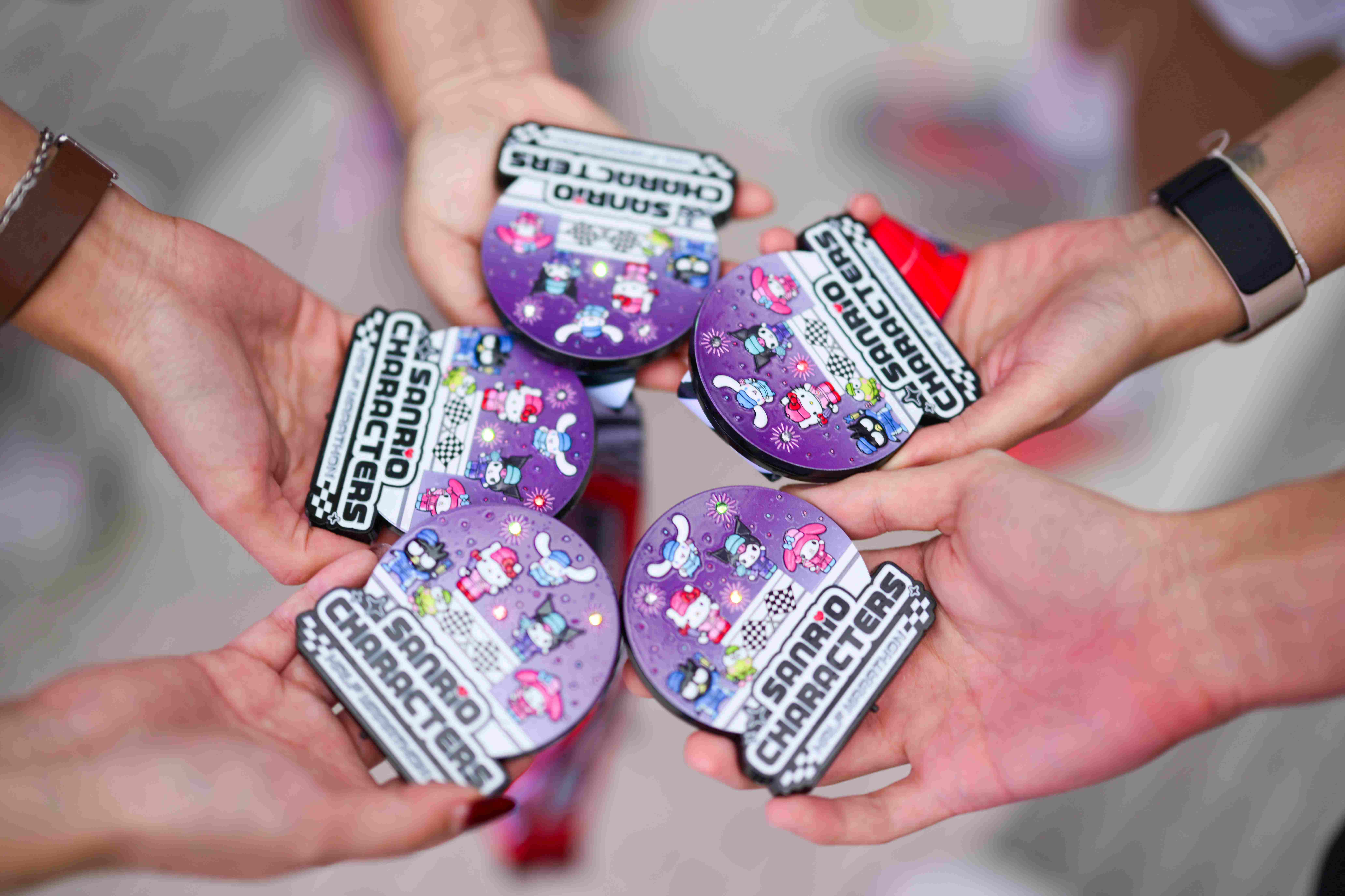 นักวิ่งร่วมกิจกรรม SANRIO CHARACTERS HALF MARATHON ณ วัน แบงค็อก