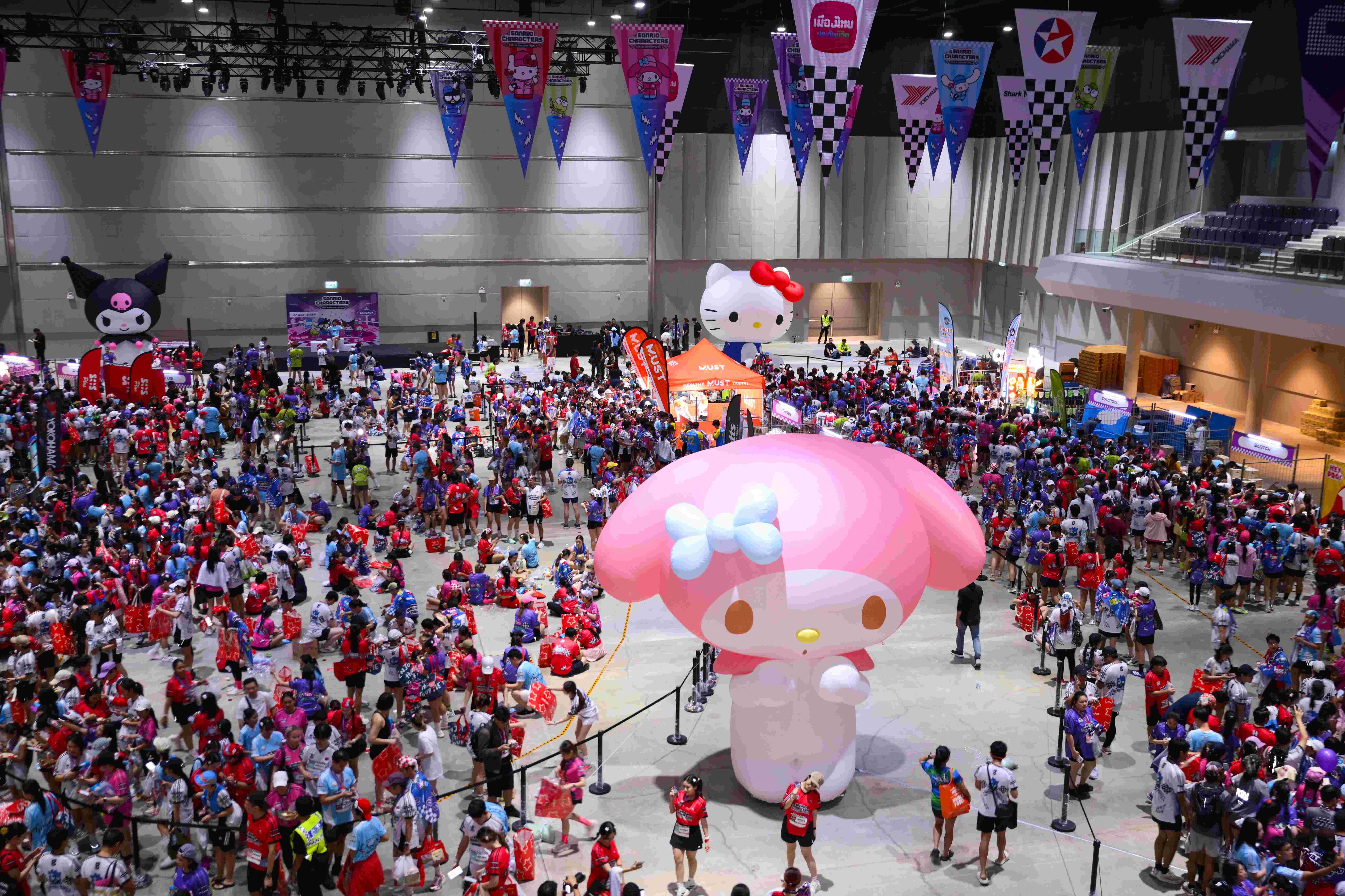 บรรยากาศงาน SANRIO CHARACTERS HALF MARATHON ณ วัน แบงค็อก
