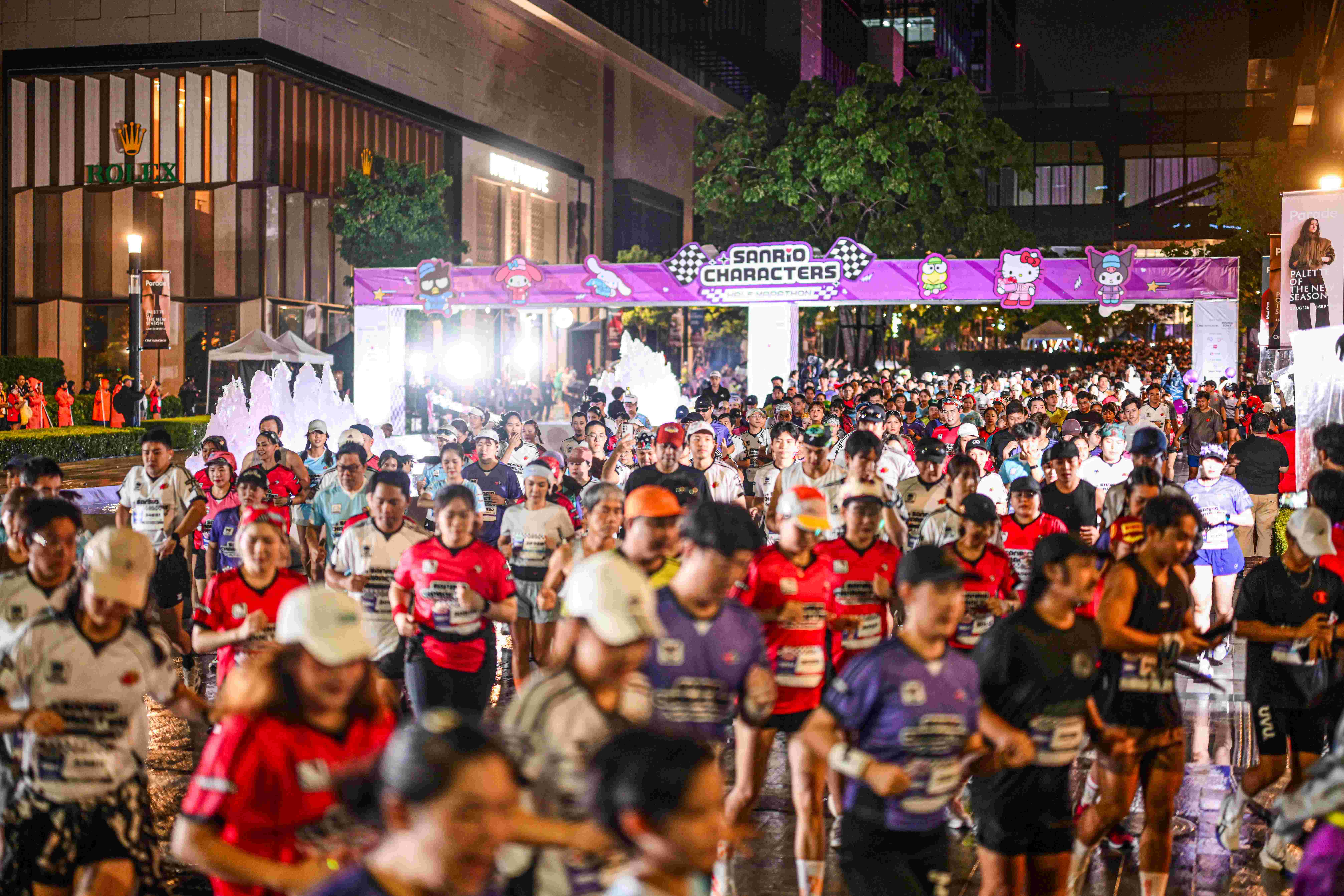 ภาพบรรยากาศงานวิ่ง SANRIO CHARACTERS HALF MARATHON ณ วัน แบงค็อก