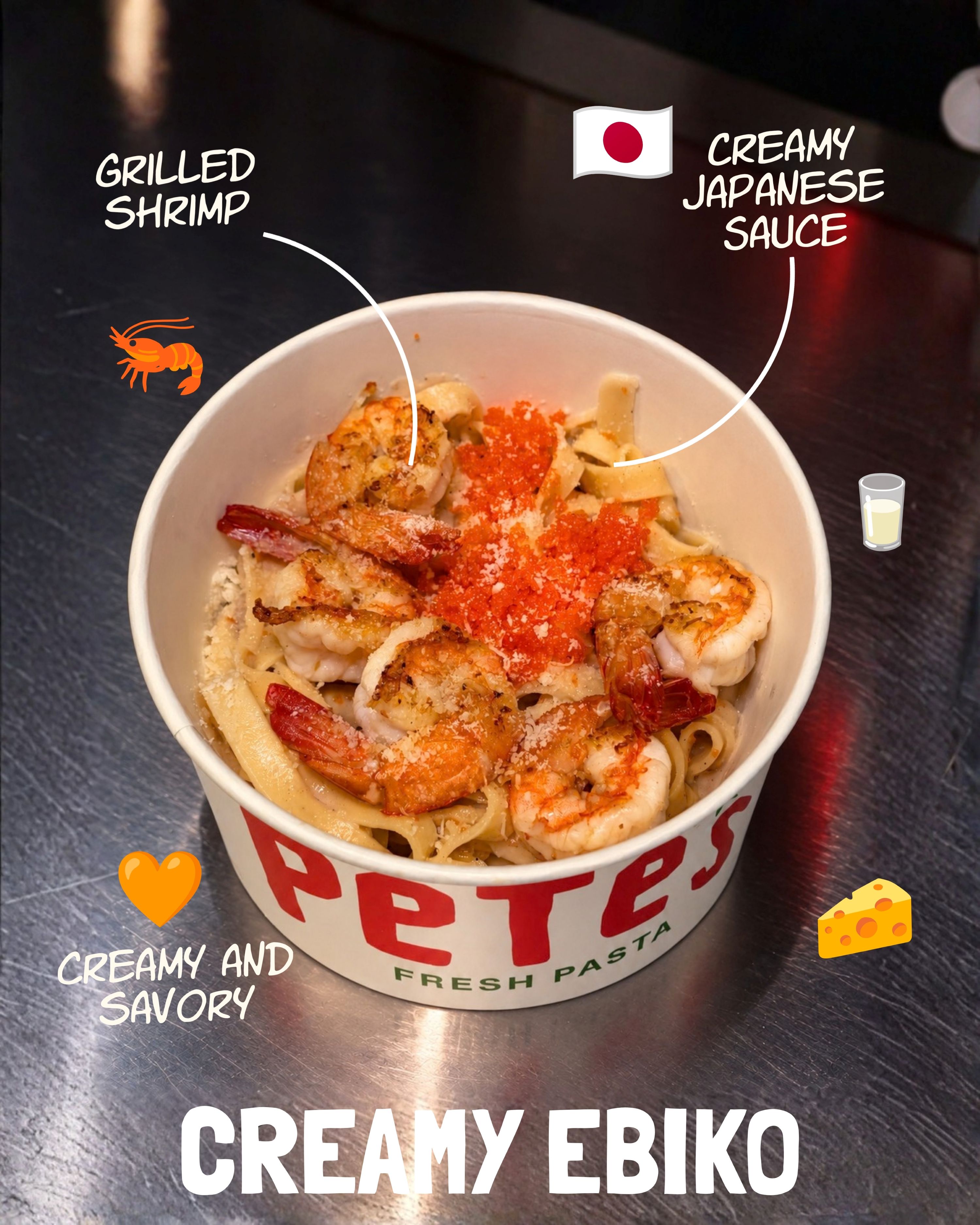 เมนูพาสต้าเส้นสดจาก Pete’s Pasta