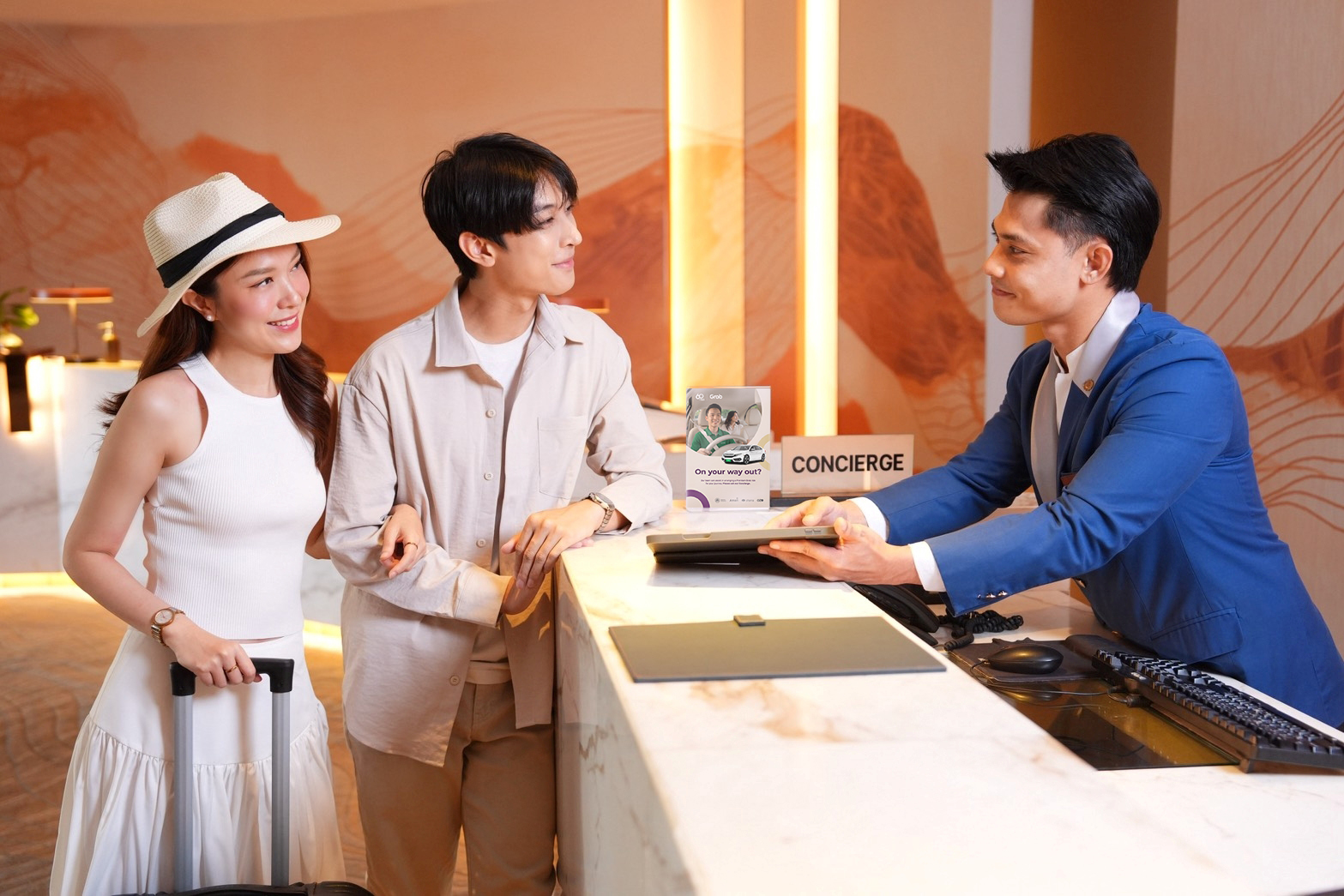 ภาพโปรโมตความร่วมมือ ONYX และ Grab