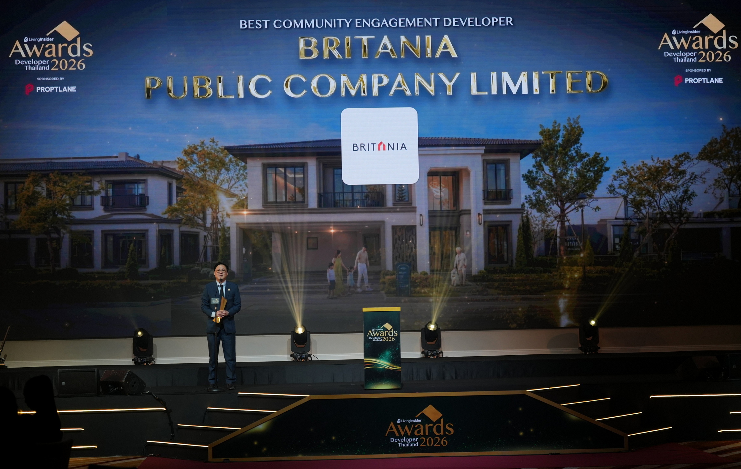 บริษัท บริทาเนีย จำกัด (มหาชน) รับรางวัล Best Community Engagement Developer Award