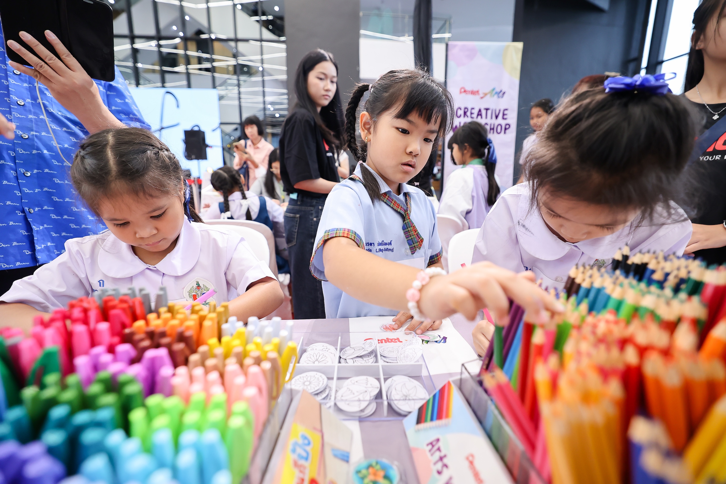 ภาพบรรยากาศนิทรรศการศิลปะเด็กนานาชาติ ครั้งที่ 56