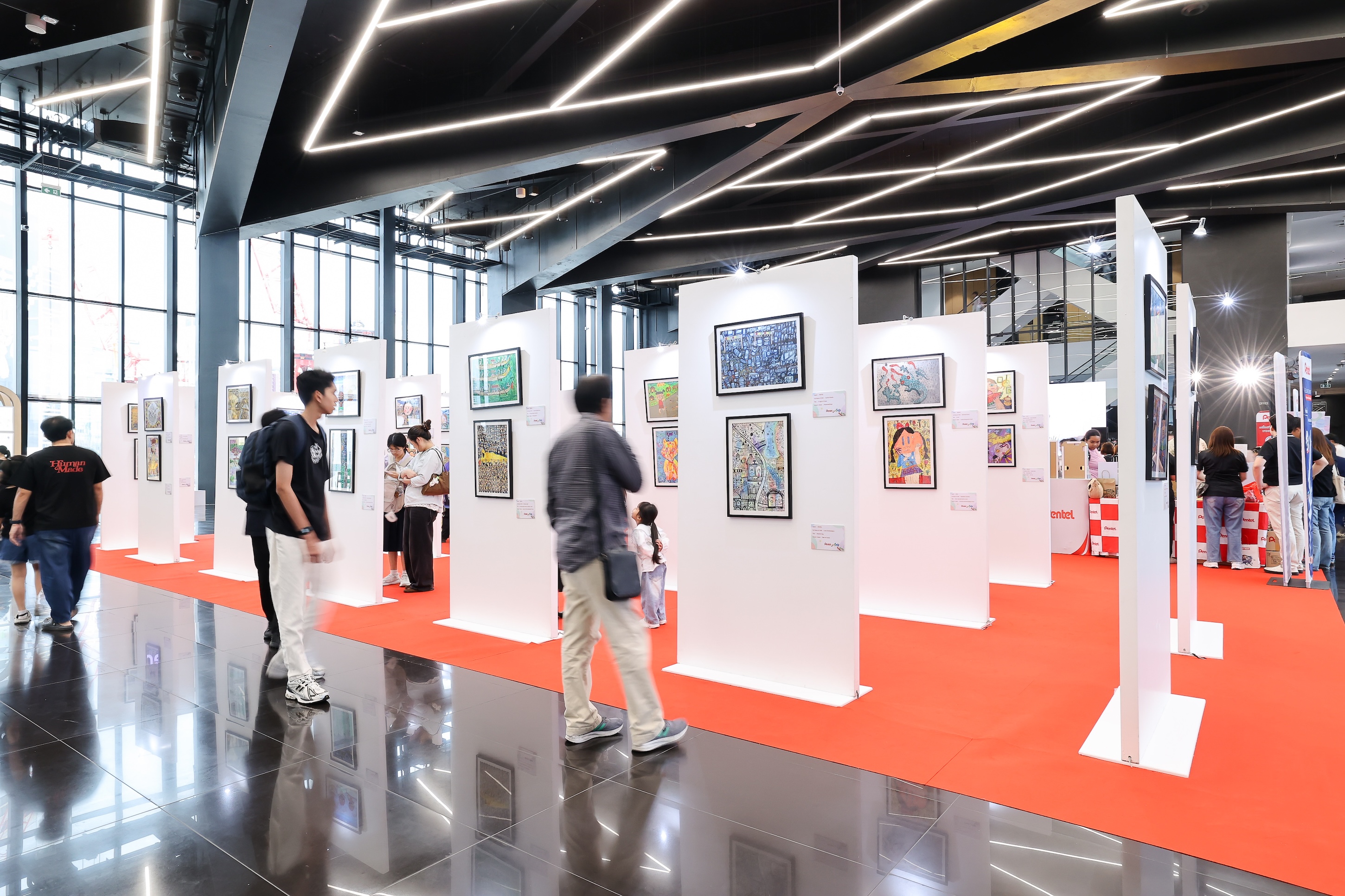 ภาพบรรยากาศนิทรรศการศิลปะเด็กนานาชาติ ครั้งที่ 56