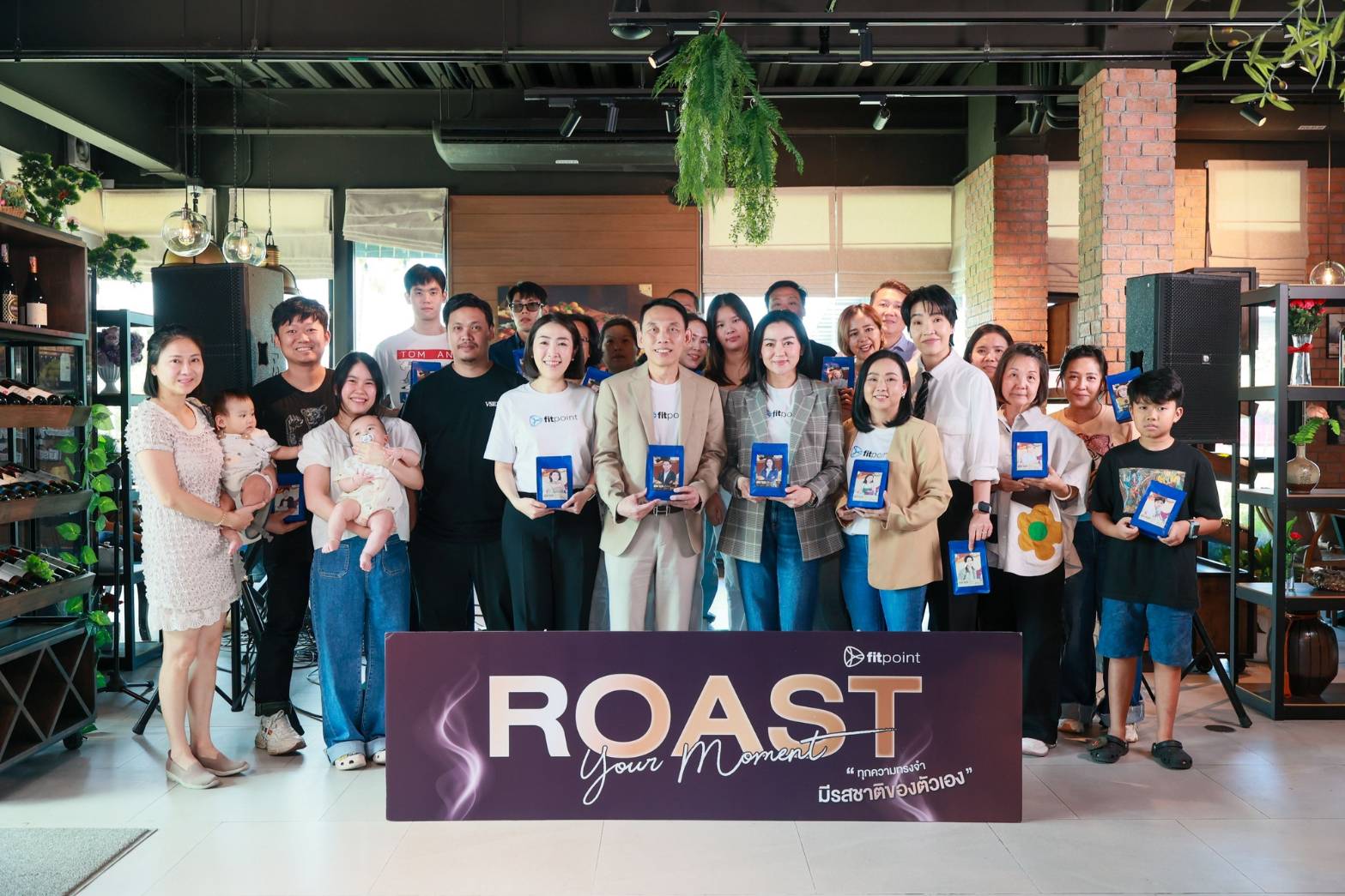 บรรยากาศภาพรวมกิจกรรม ROAST Your Moment ของสมาชิก FitPoint