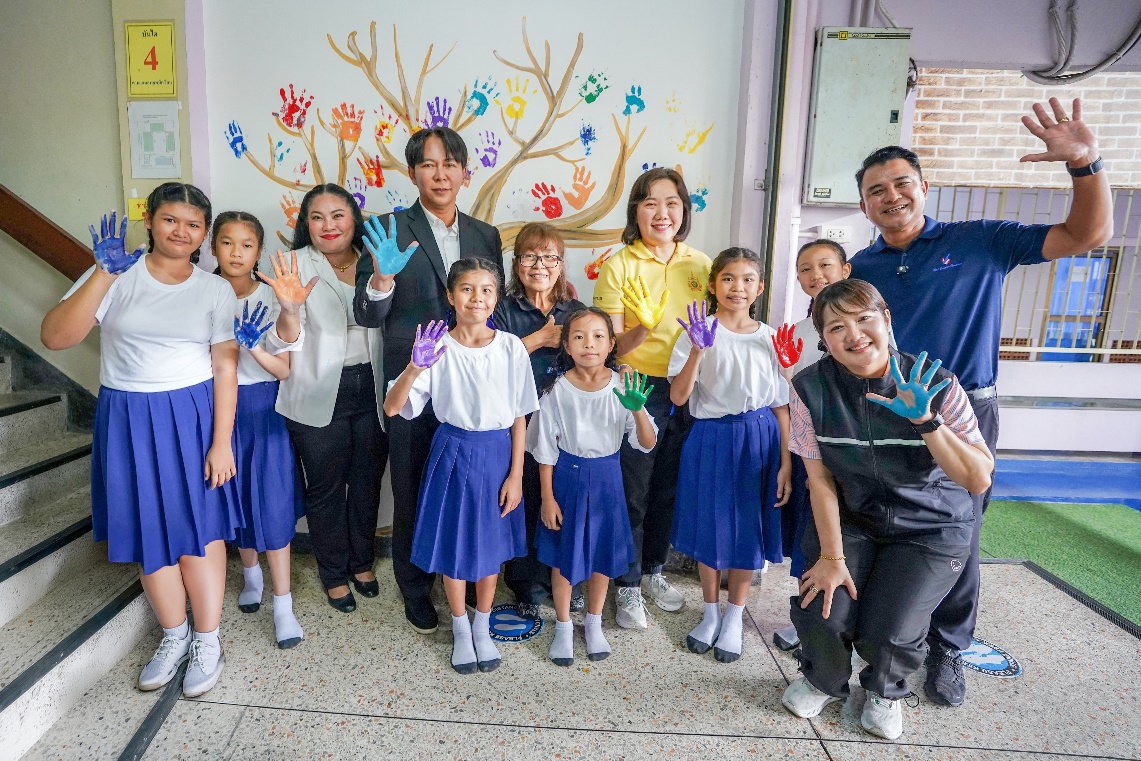 ภาพกิจกรรมโครงการแต้มสีเติมฝัน ต่อต้านการทุจริต
