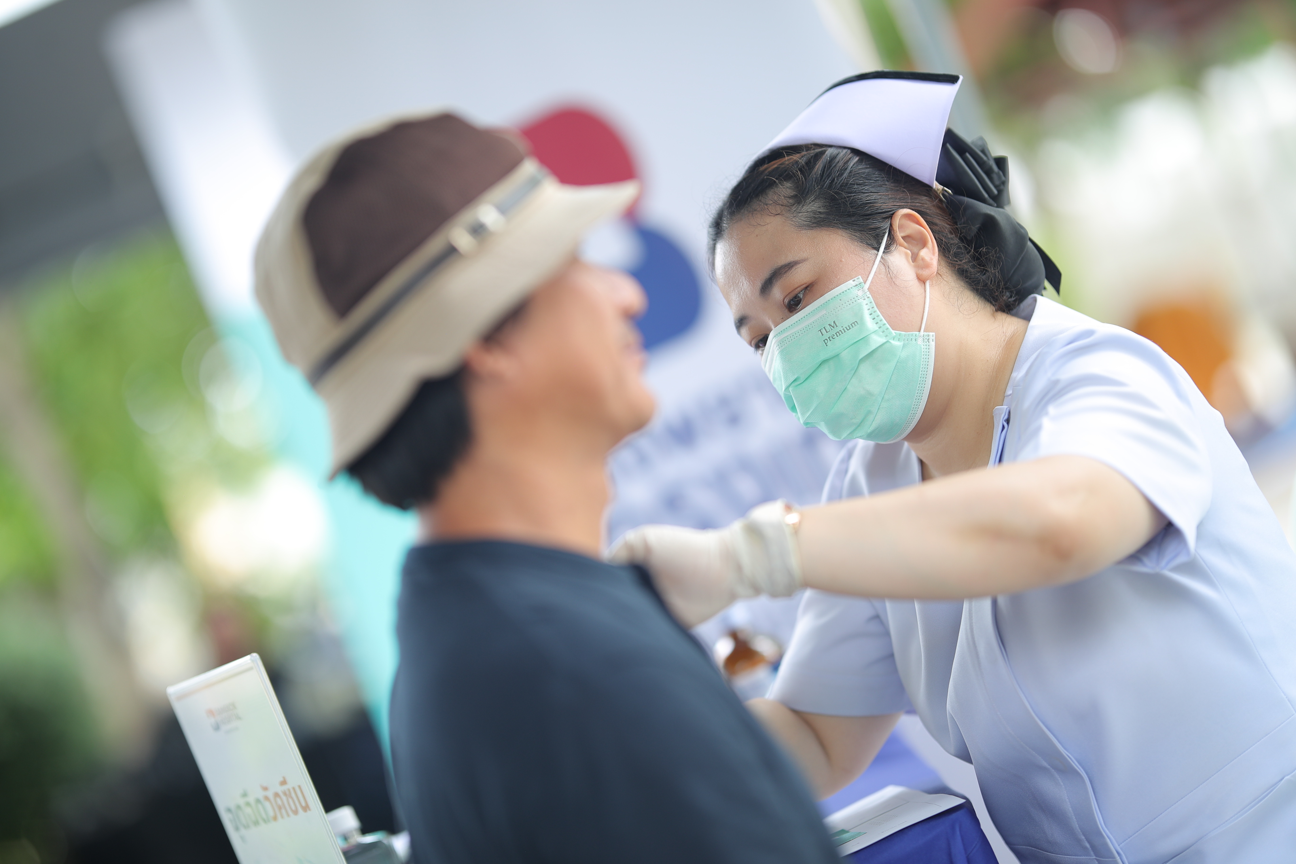 บรรยากาศกิจกรรม Wellness District ครั้งที่ 5 ณ วัดเตย จังหวัดนนทบุรี