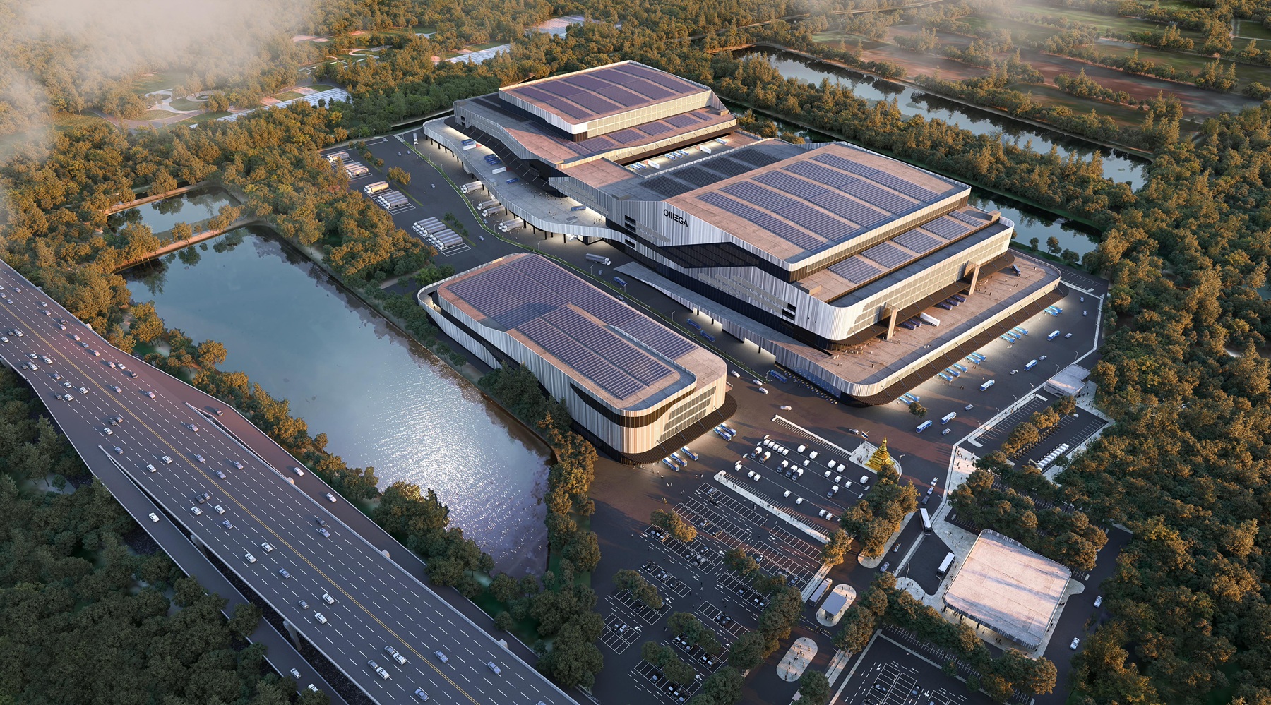 ภาพโครงการ OMEGA Smart Warehouse บางนา