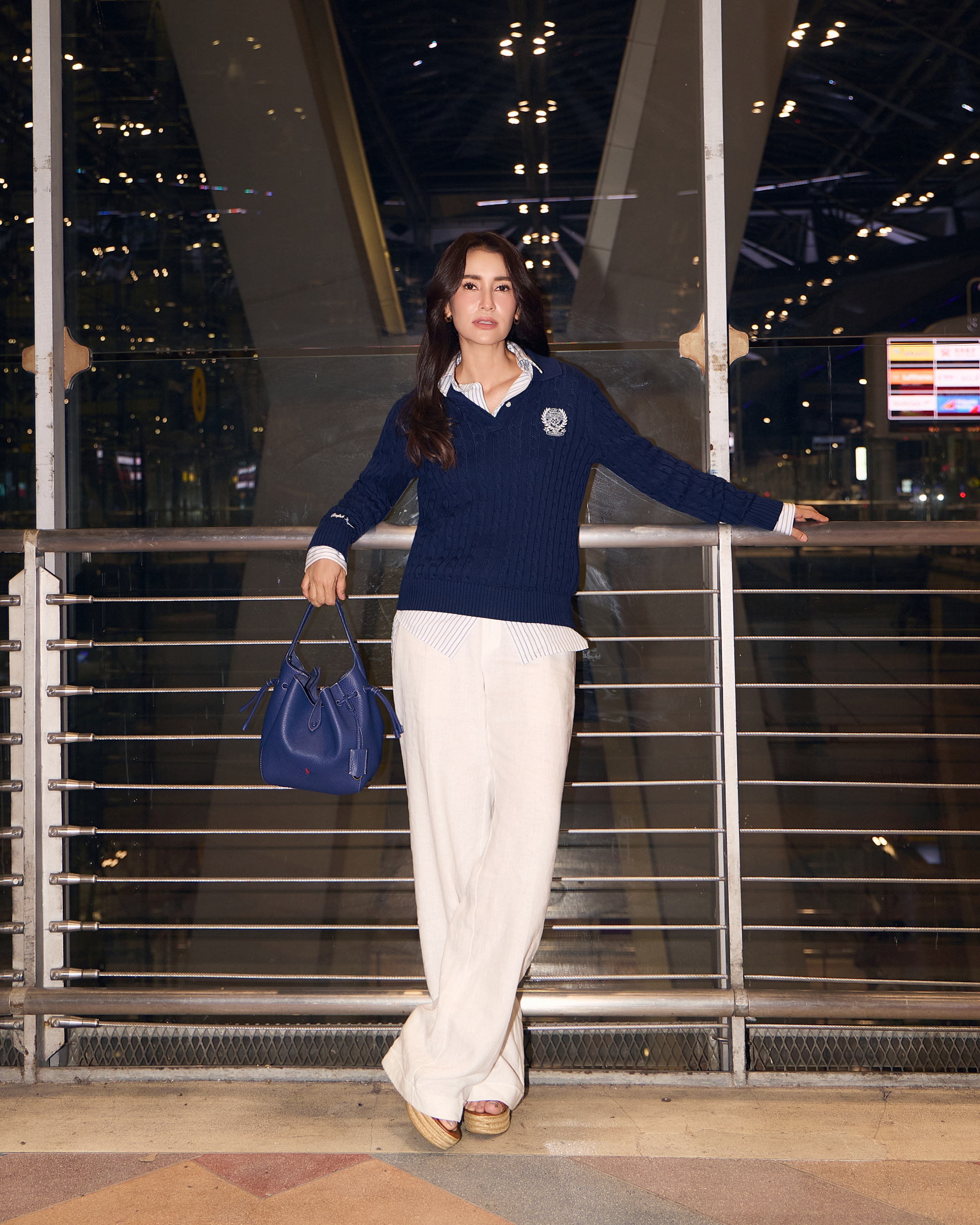 แอน ทองประสม ในลุค Polo Ralph Lauren