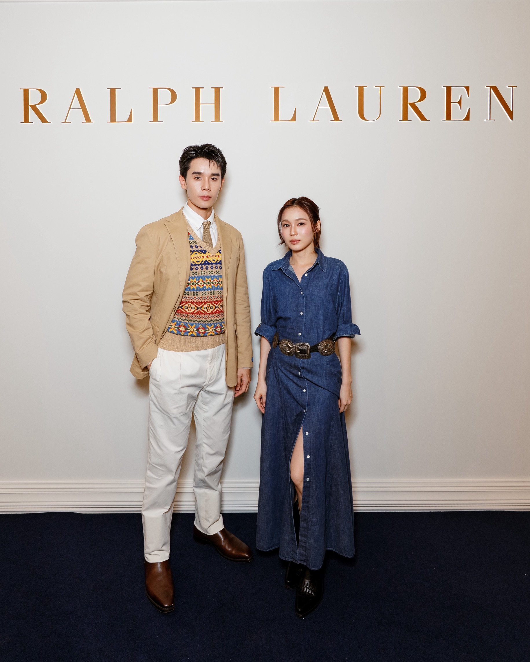 จิมมี่ จิตรพล และ เลิฟ ภัทรานิษฐ์ ในงานเปิดตัว RALPH LAUREN ณ Suria KLCC