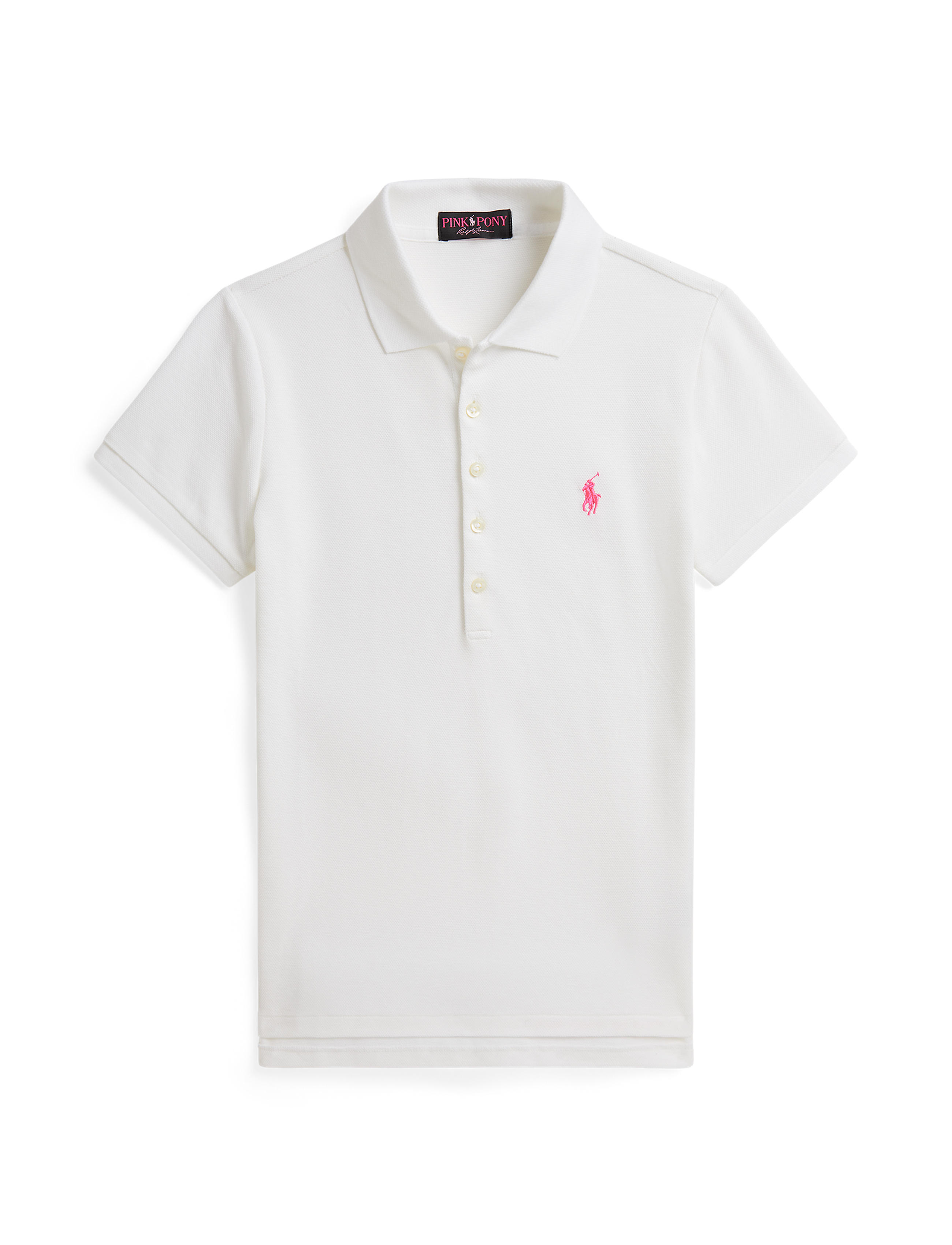 เสื้อโปโล Pink Pony ผู้หญิง สีขาว