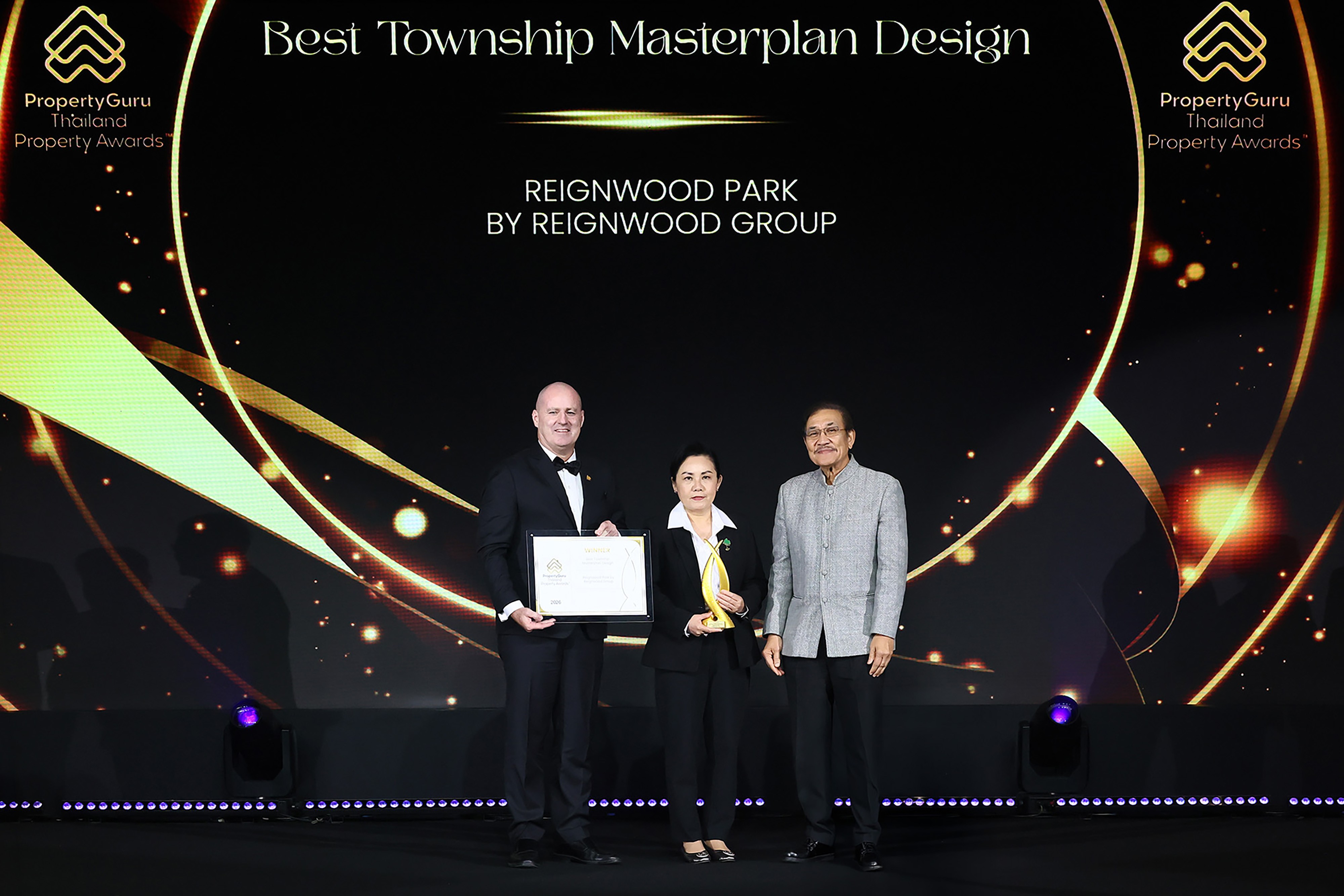 ทีมเรนวูด ปาร์ค รับรางวัล Best Township Masterplan Design จาก PropertyGuru Thailand Property Awards