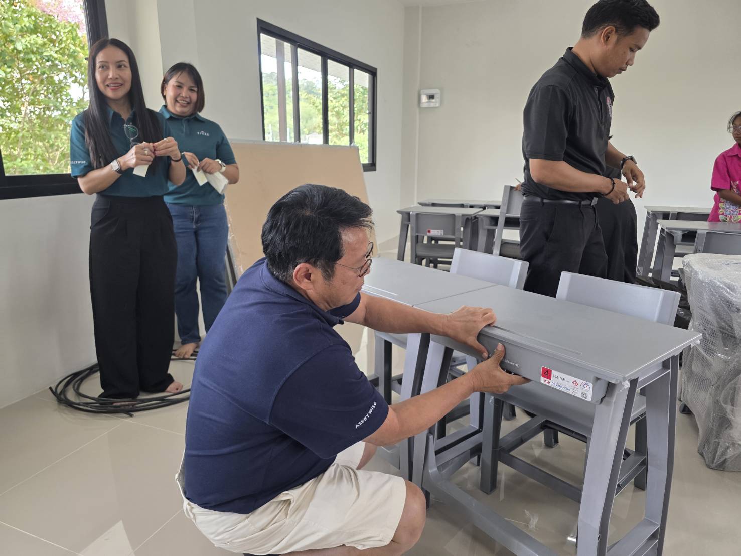 บรรยากาศส่งมอบอาคารเรียนหลังใหม่ โรงเรียนบ้านสาคู จ.ภูเก็ต
