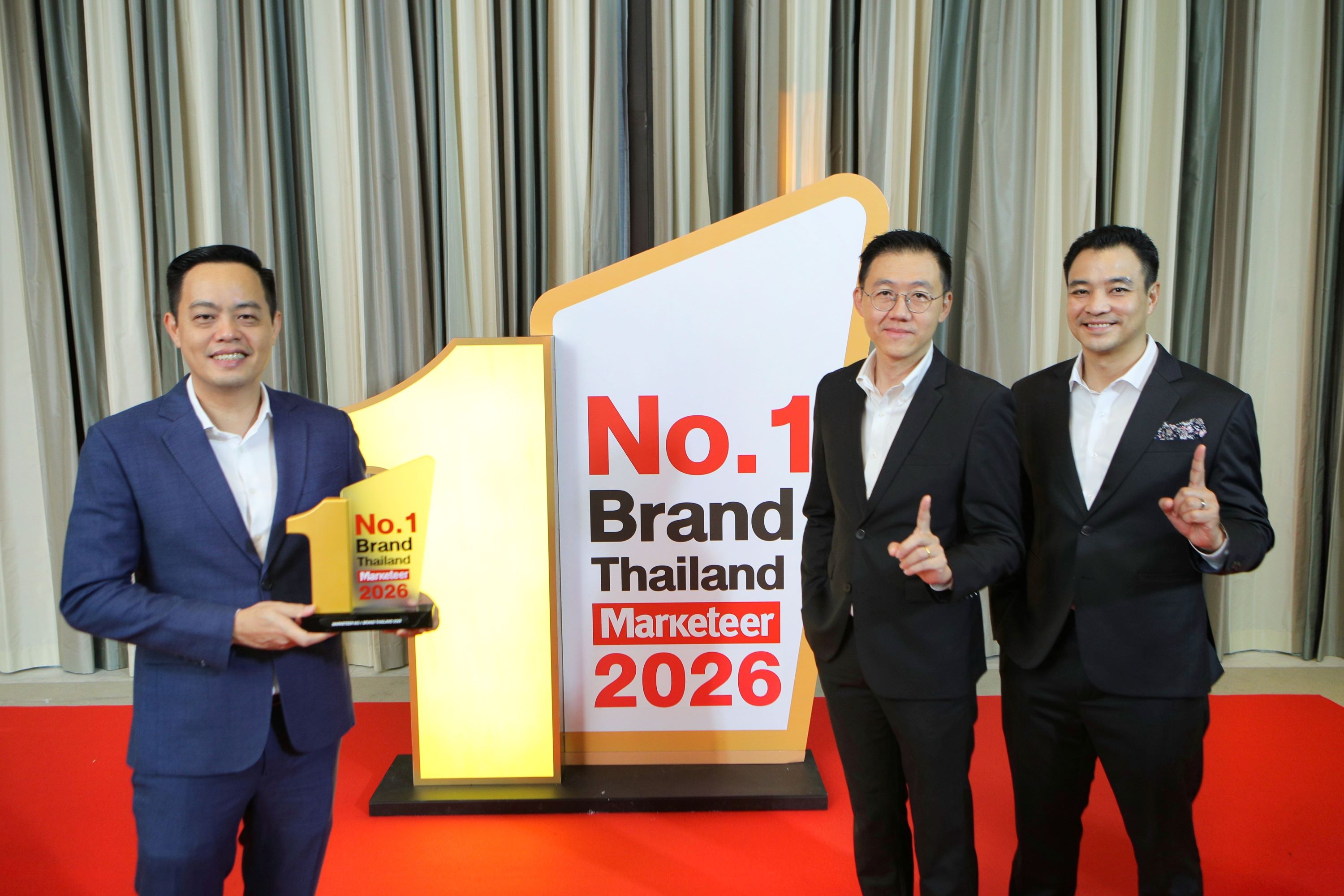 บรรยากาศงานมอบรางวัล Marketeer No.1 Brand Thailand 2026