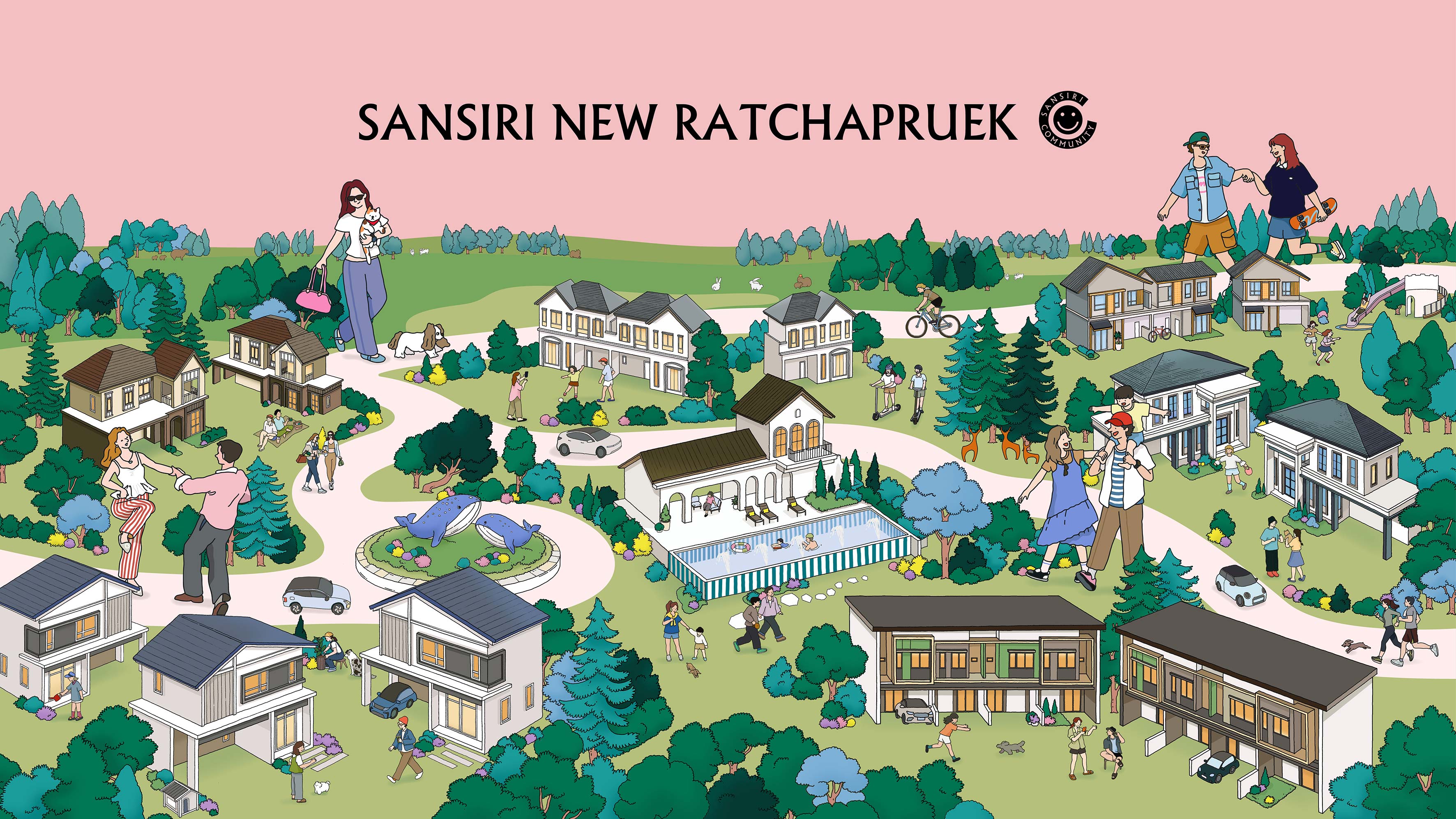 ภาพบรรยากาศ Sansiri New Ratchapruek Community
