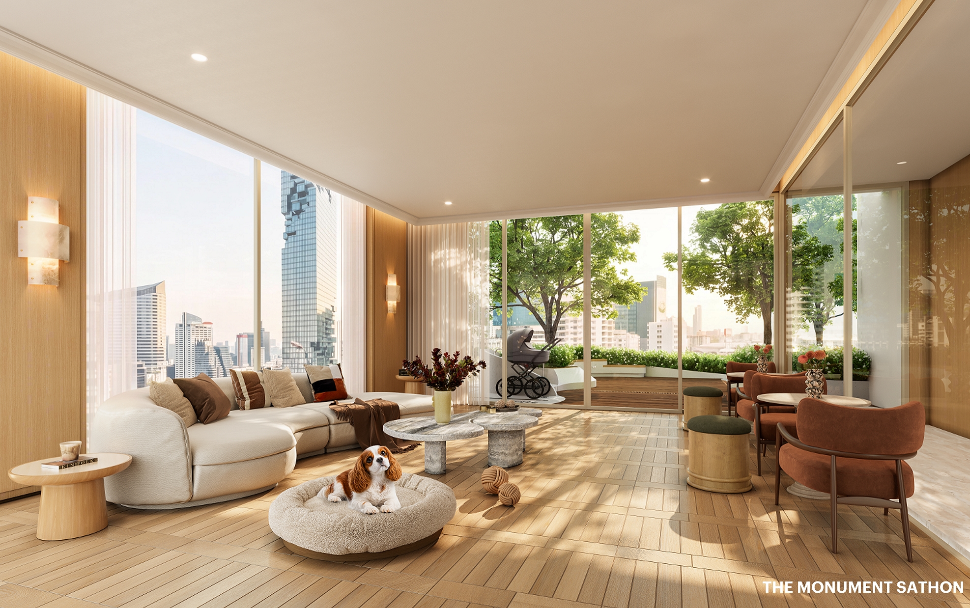 Pet Lounge โครงการ THE MONUMENT SATHON
