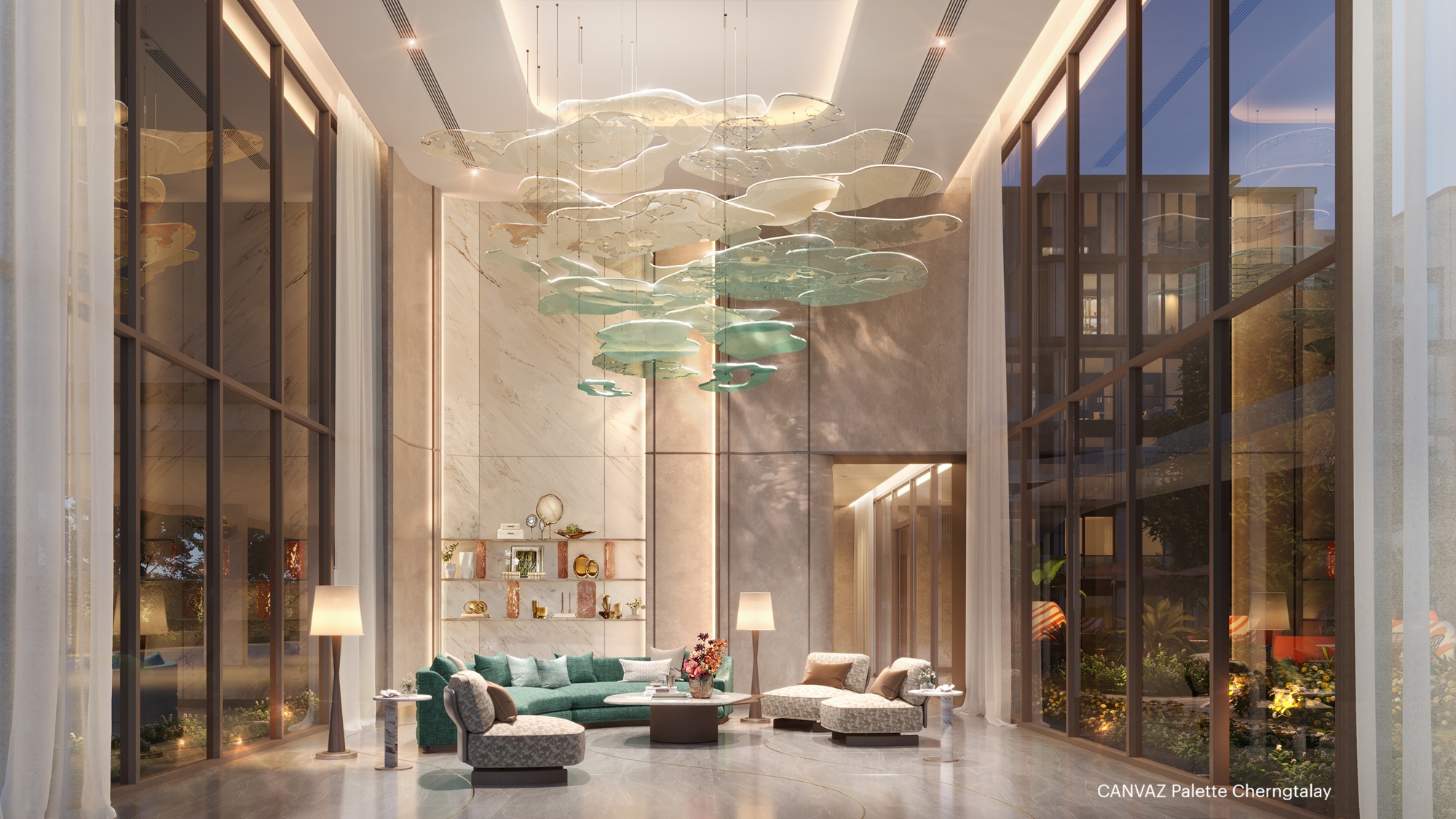 ภาพห้องโถง Lobby ของ CANVAZ Palette Cherngtalay