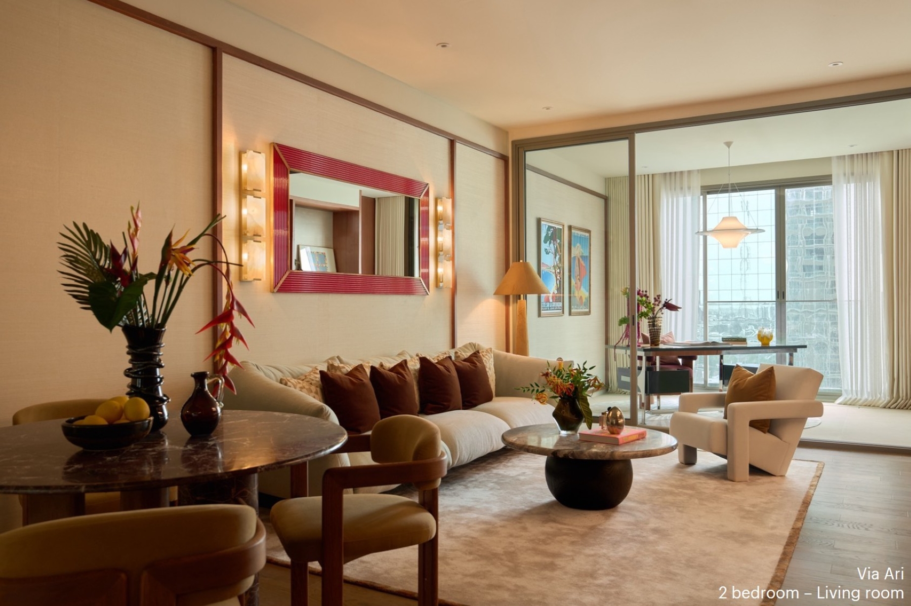 ห้องนอน 2 Bedroom โครงการ Via Ari
