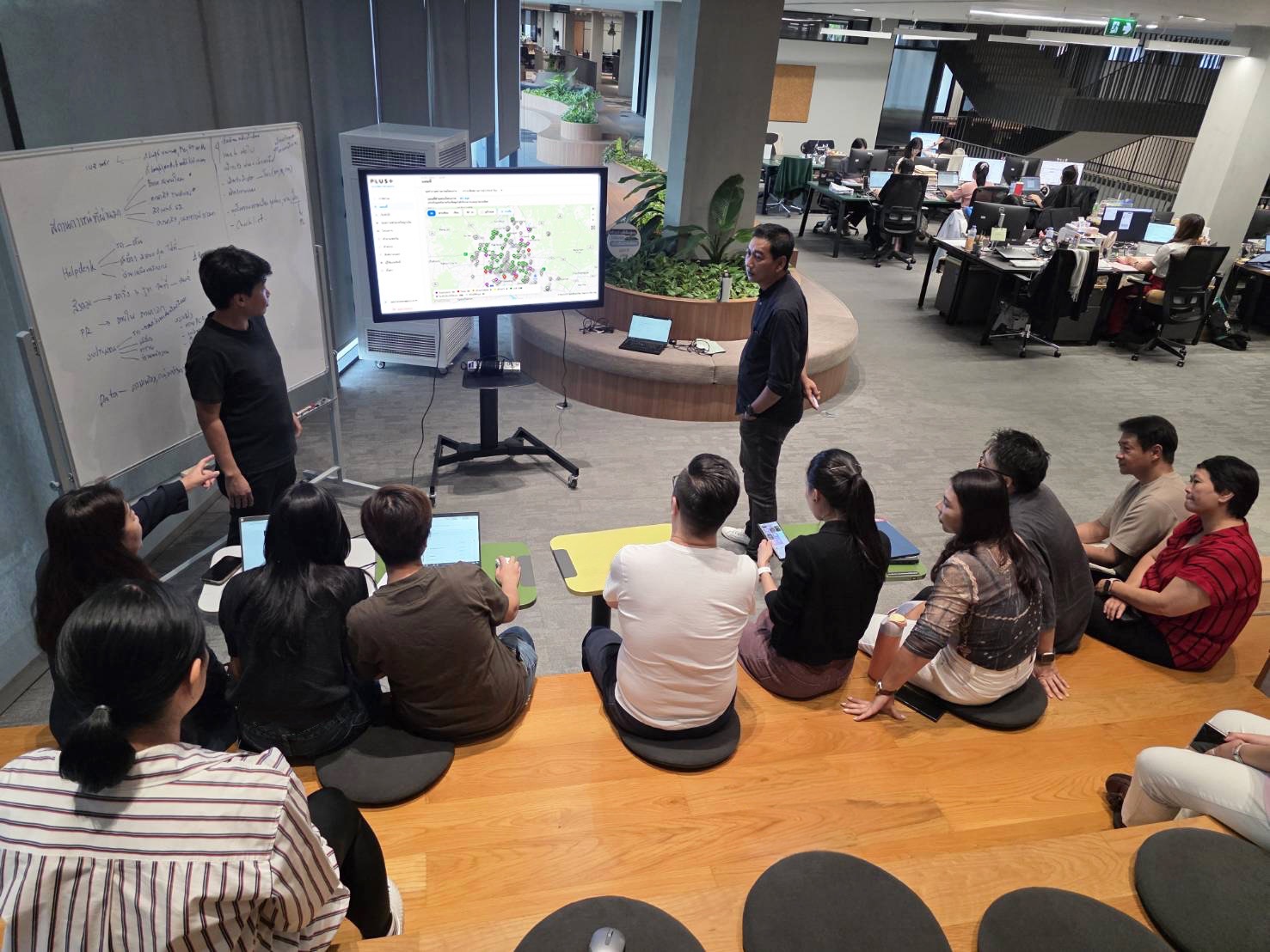 Real-Time Dashboard สำหรับติดตามและประเมินความเสี่ยงน้ำท่วมของแสนสิริและพลัส พร็อพเพอร์ตี้