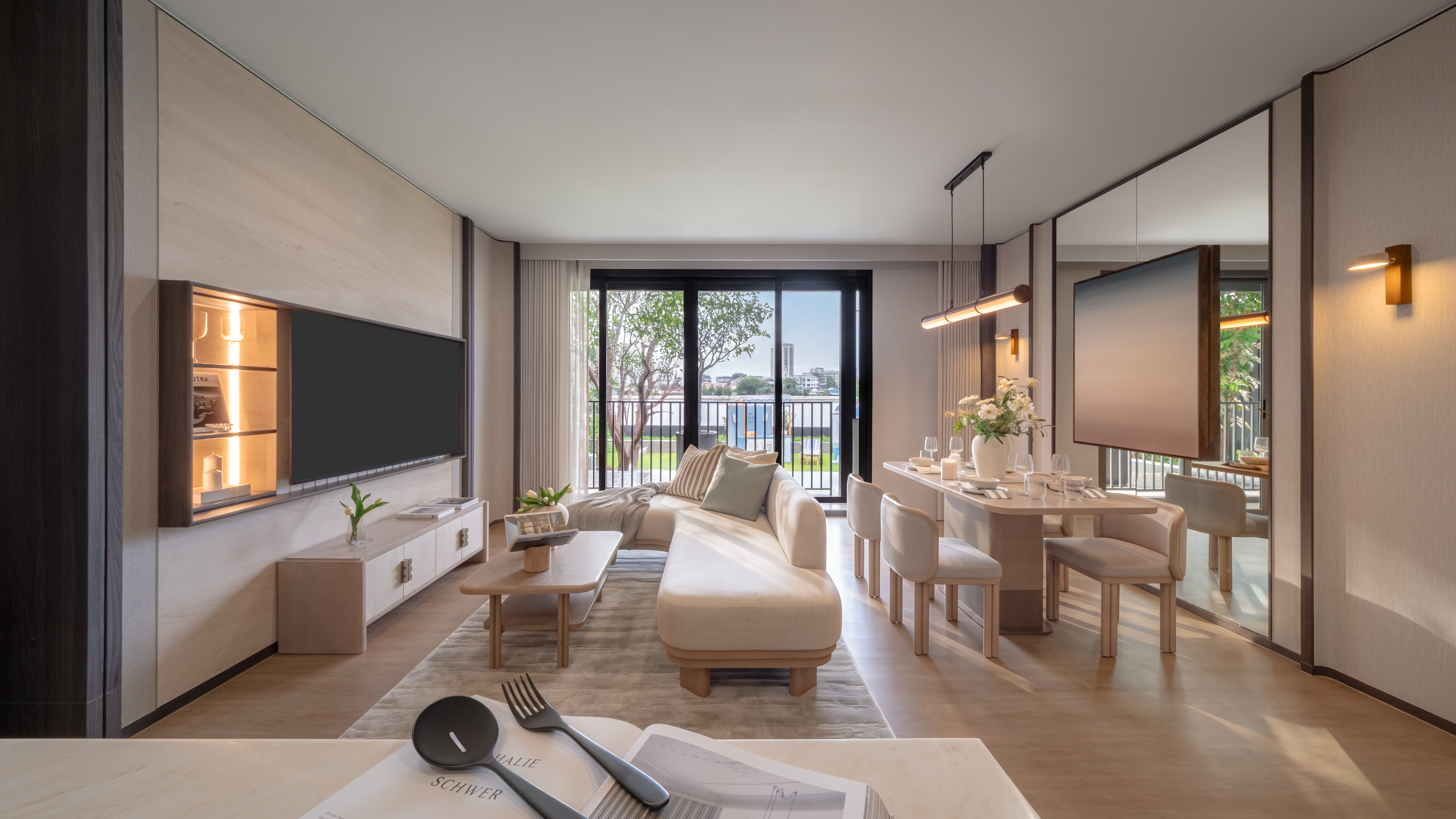 บรรยากาศ Sales Gallery โครงการ Reference BAIE River Bangpho