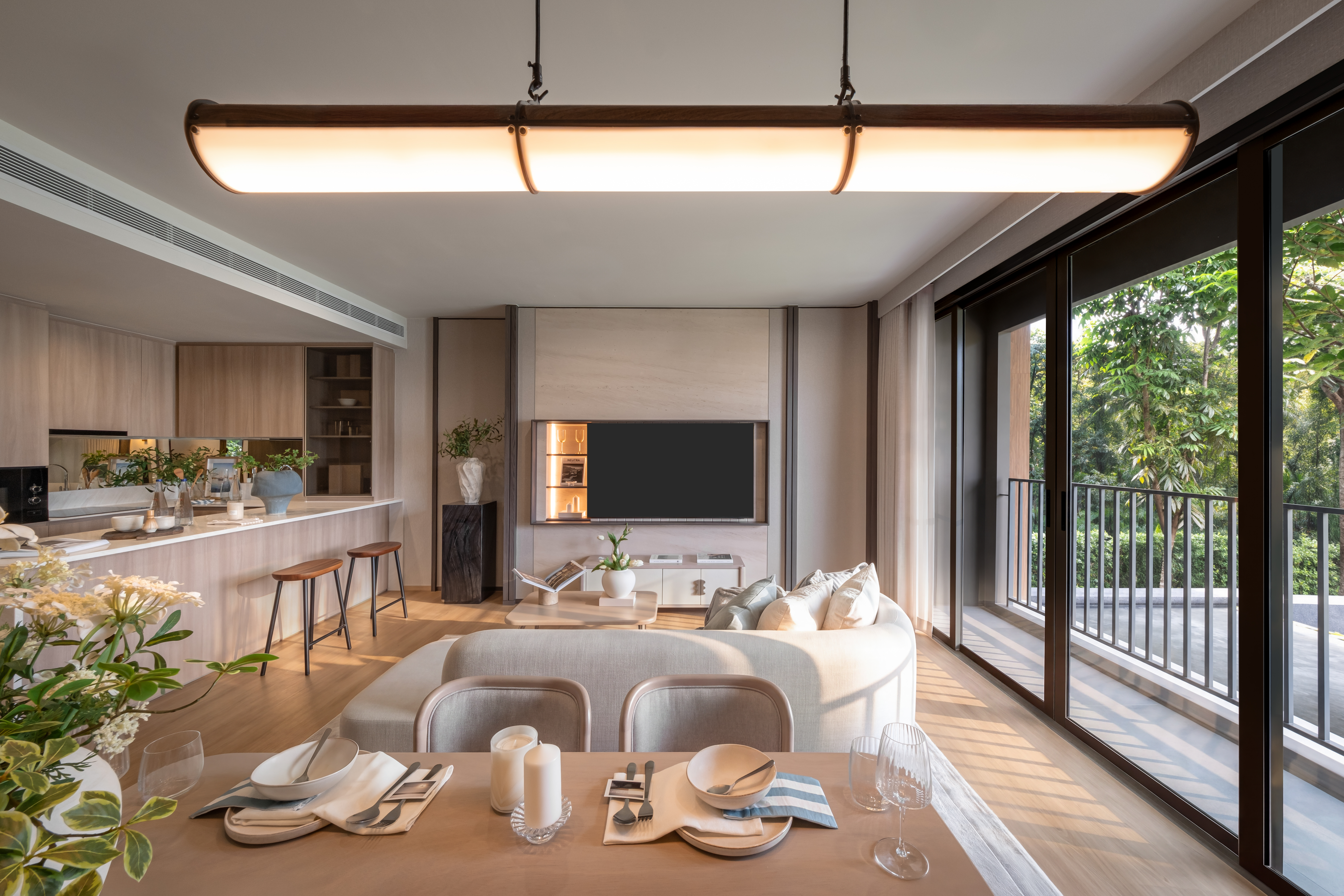 บรรยากาศ Sales Gallery โครงการ Reference BAIE River Bangpho