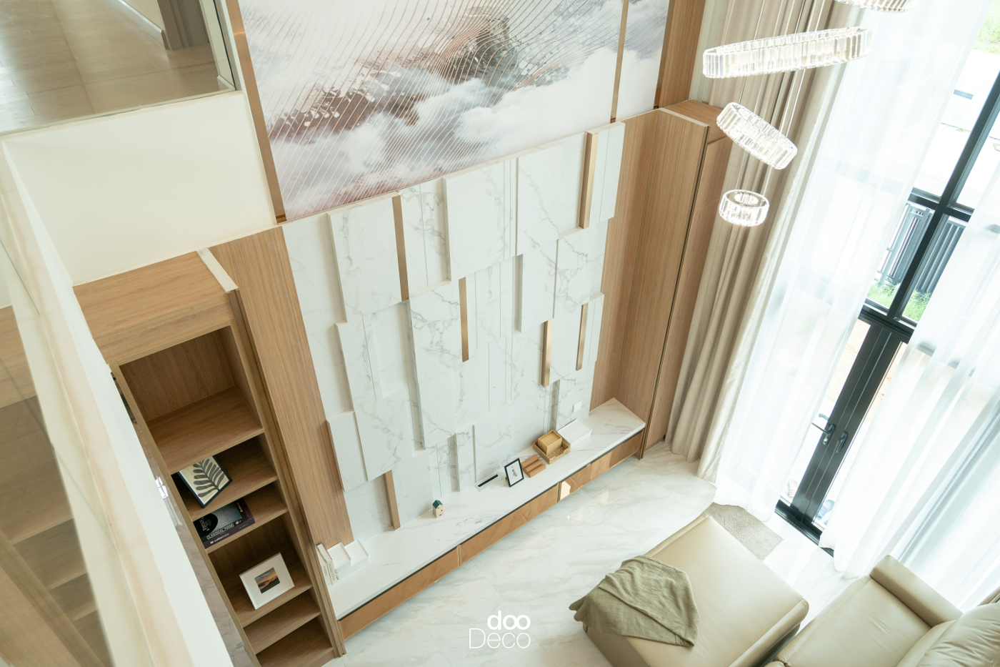 ตัวอย่างงานออกแบบและติดตั้งภายในแบบ Built-in โดย dooDeco