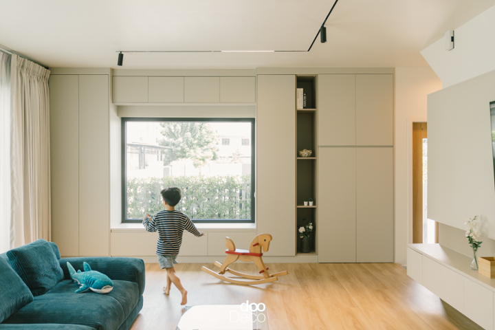 ตัวอย่างงานออกแบบและติดตั้งภายในแบบ Built-in โดย dooDeco