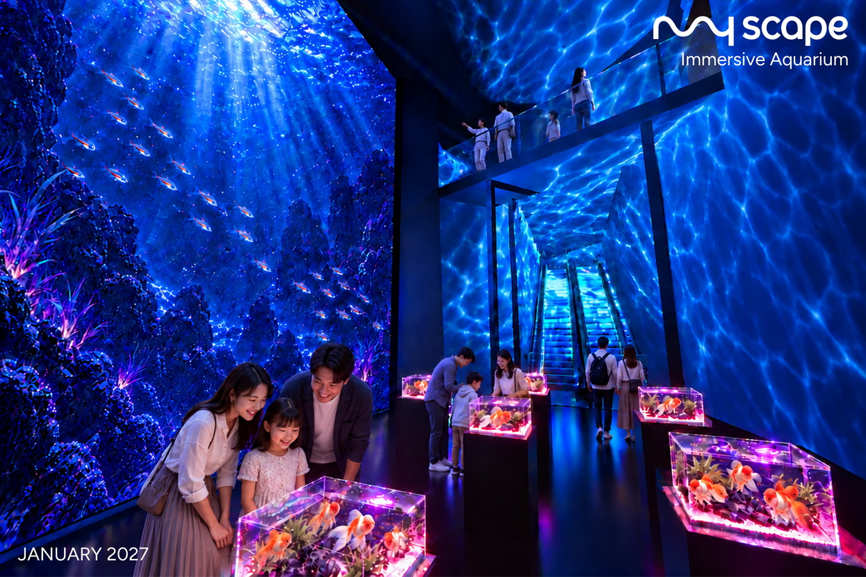 การออกแบบ Immersive Aquarium