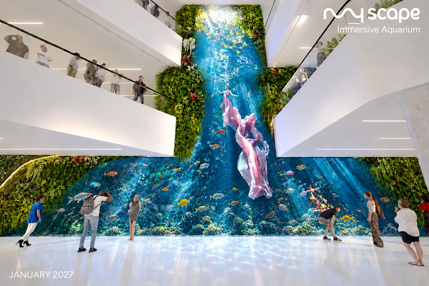 Immersive Aquarium คอนเซ็ปต์อาร์ต