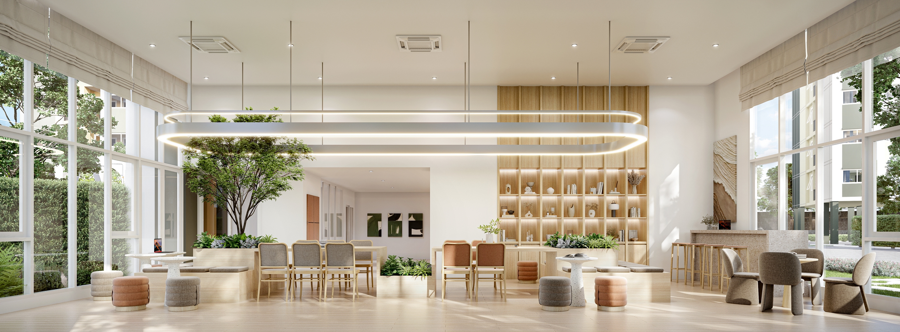 พื้นที่ Co-Working COZI บีทีเอส สะพานใหม่