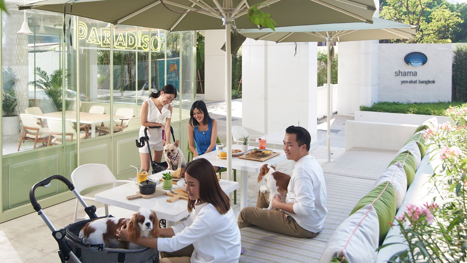 ภาพบรรยากาศการเข้าพักชามา เซอร์วิสอพาร์ตเมนต์