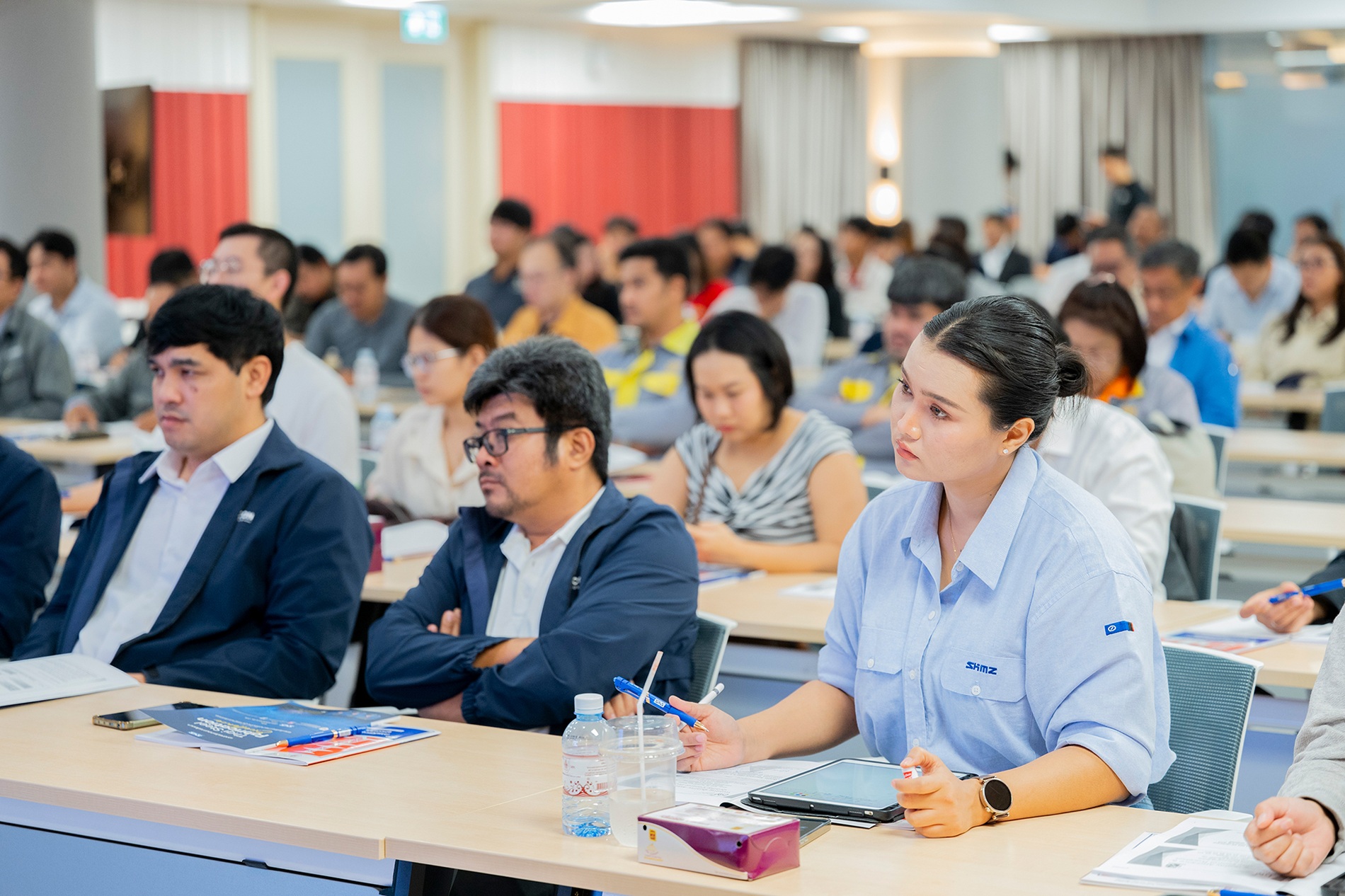 บรรยากาศงานสัมมนาด้านงานเชื่อมและโครงสร้างเหล็ก