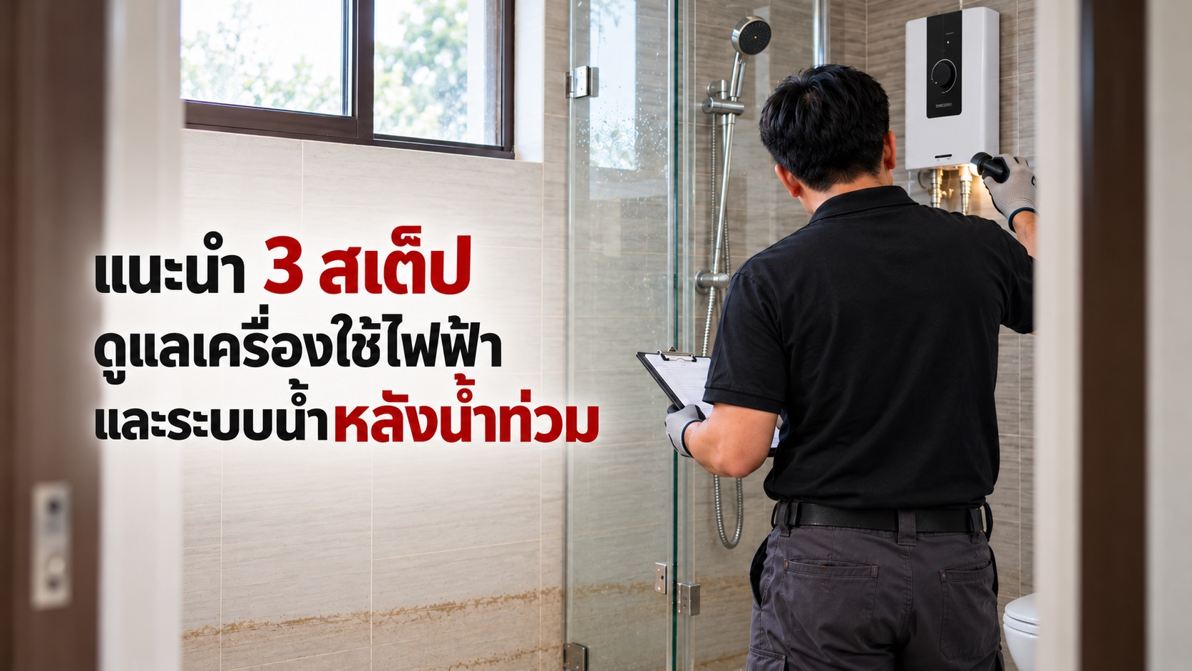 สตีเบล เอลทรอน แนะนำการดูแลเครื่องใช้ไฟฟ้าและระบบน้ำในบ้านให้ปลอดภัยหลังน้ำท่วม