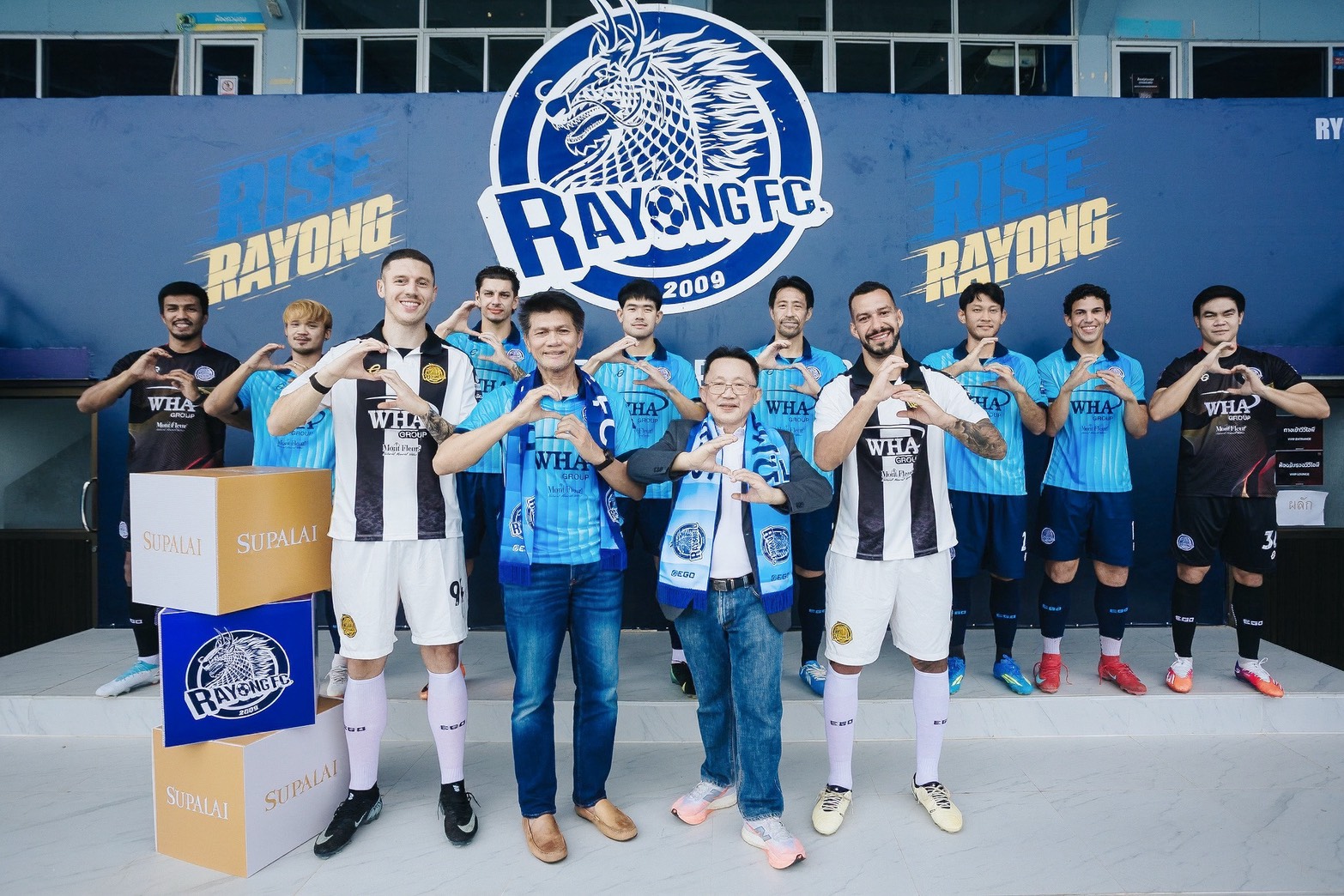 ผู้บริหารศุภาลัยและระยอง เอฟซี