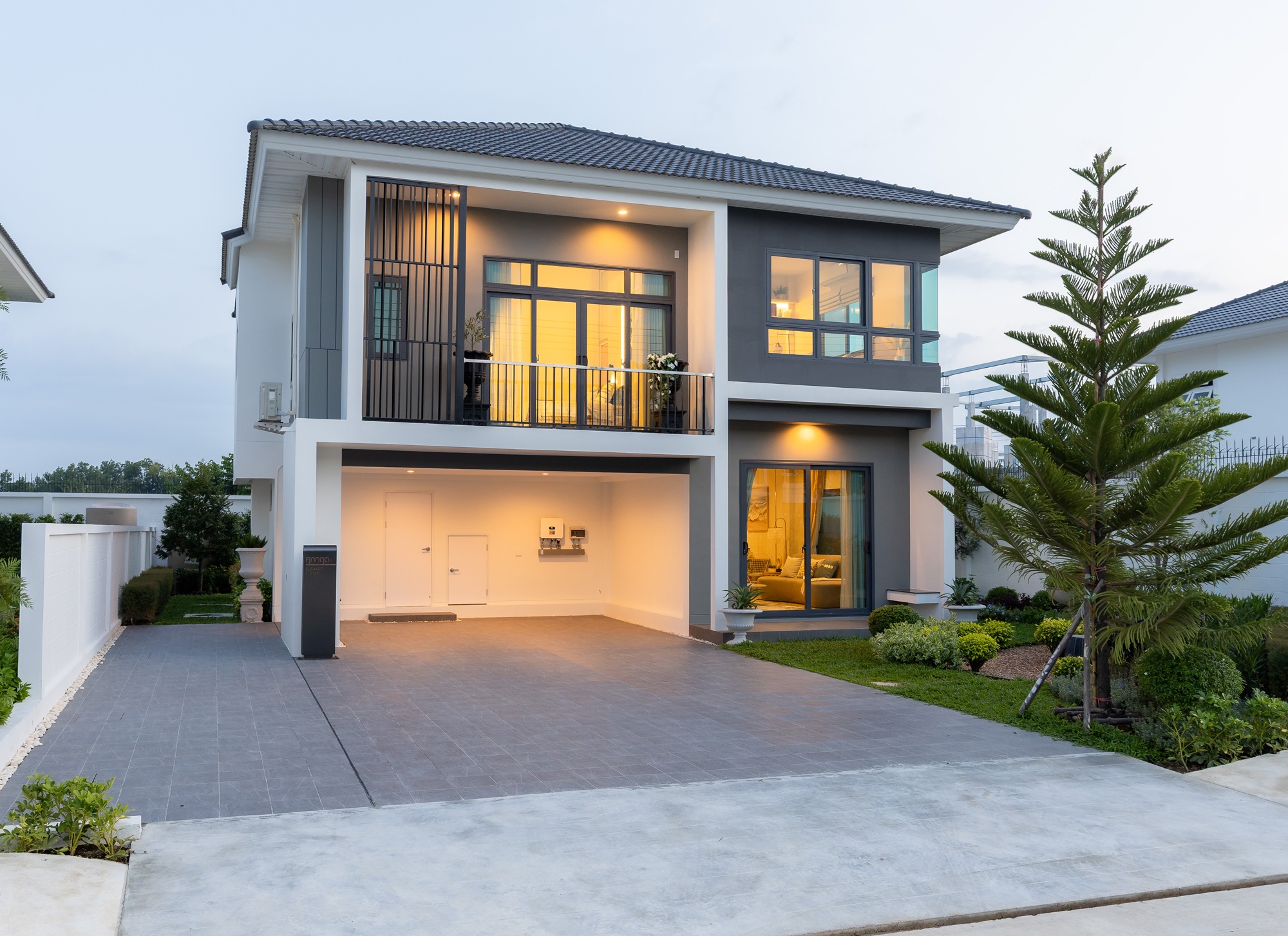ภาพการออกแบบบ้านสไตล์ Tropical Modern ของศุภาลัย แกรนด์วิลล์ เทิดพระเกียรติ
