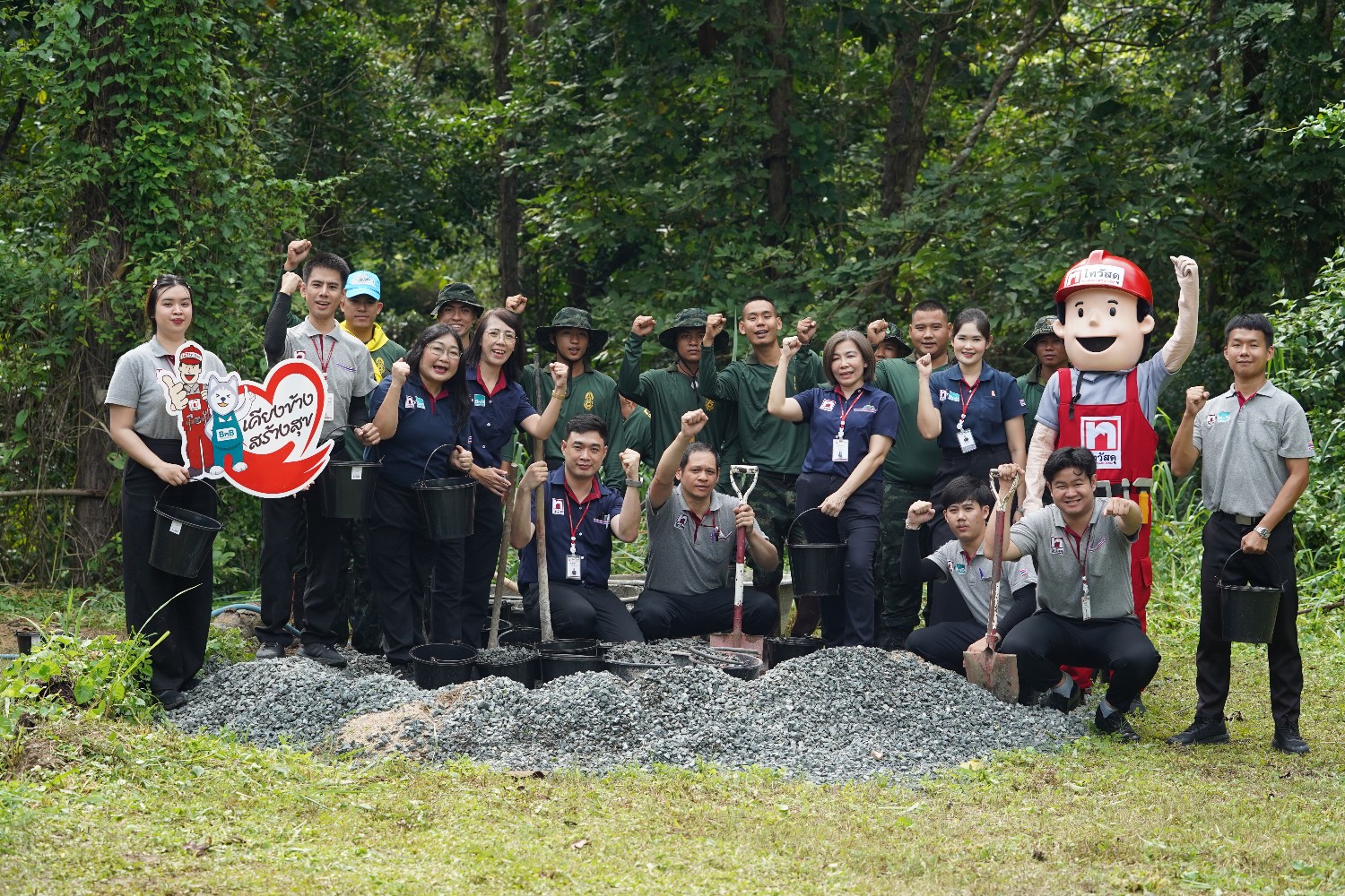 ภาพประกอบข่าว CSR ไทวัสดุสร้างฝายปีที่ 6