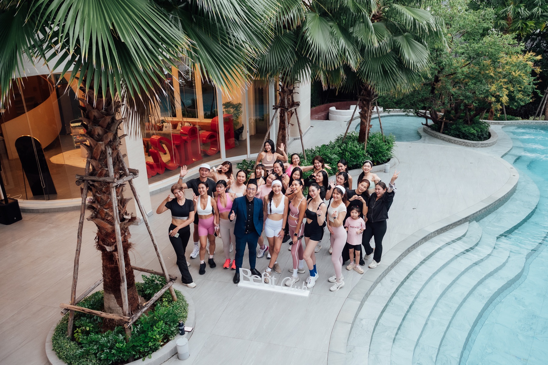 บรรยากาศคลาสออกกำลังกายกับโค้ชเจสจาก Be Fit Club