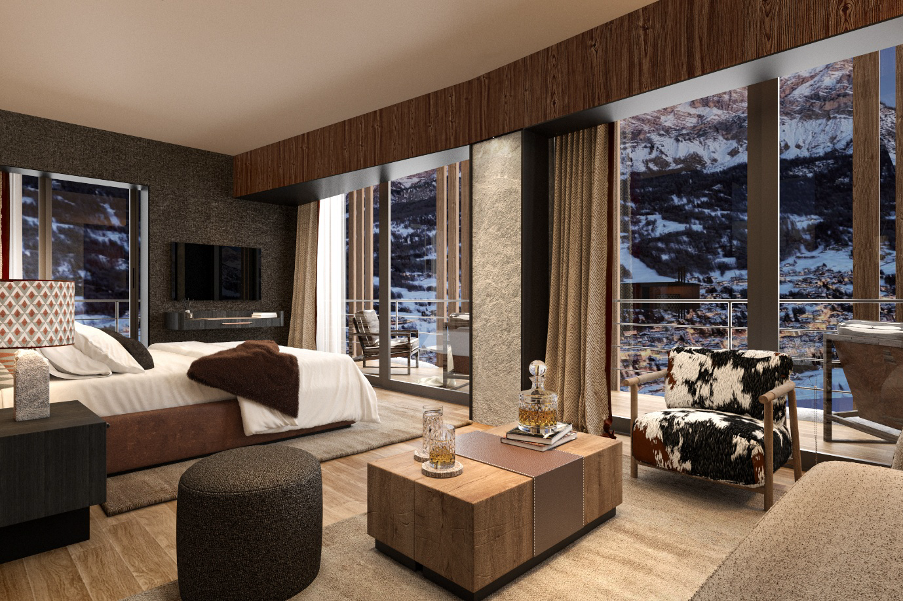 ห้องจูเนียร์สวีทที่ The First Cortina by The Pavilions (ภาพจำลอง)
