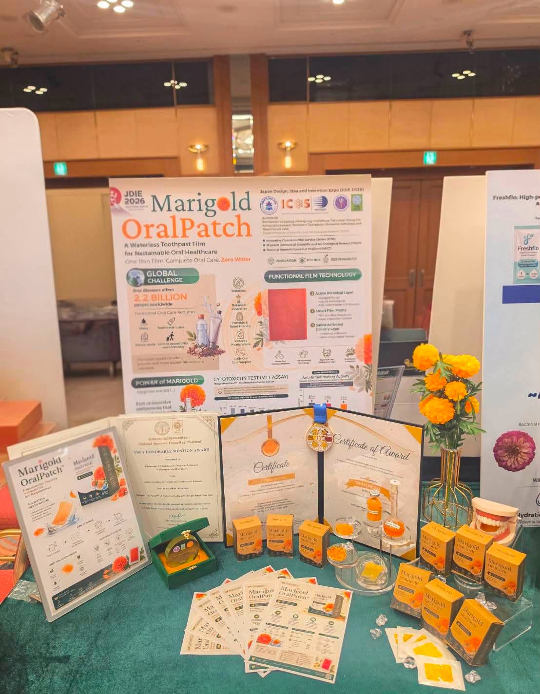 Marigold OralPatch แผ่นยาสีฟันละลายในช่องปาก