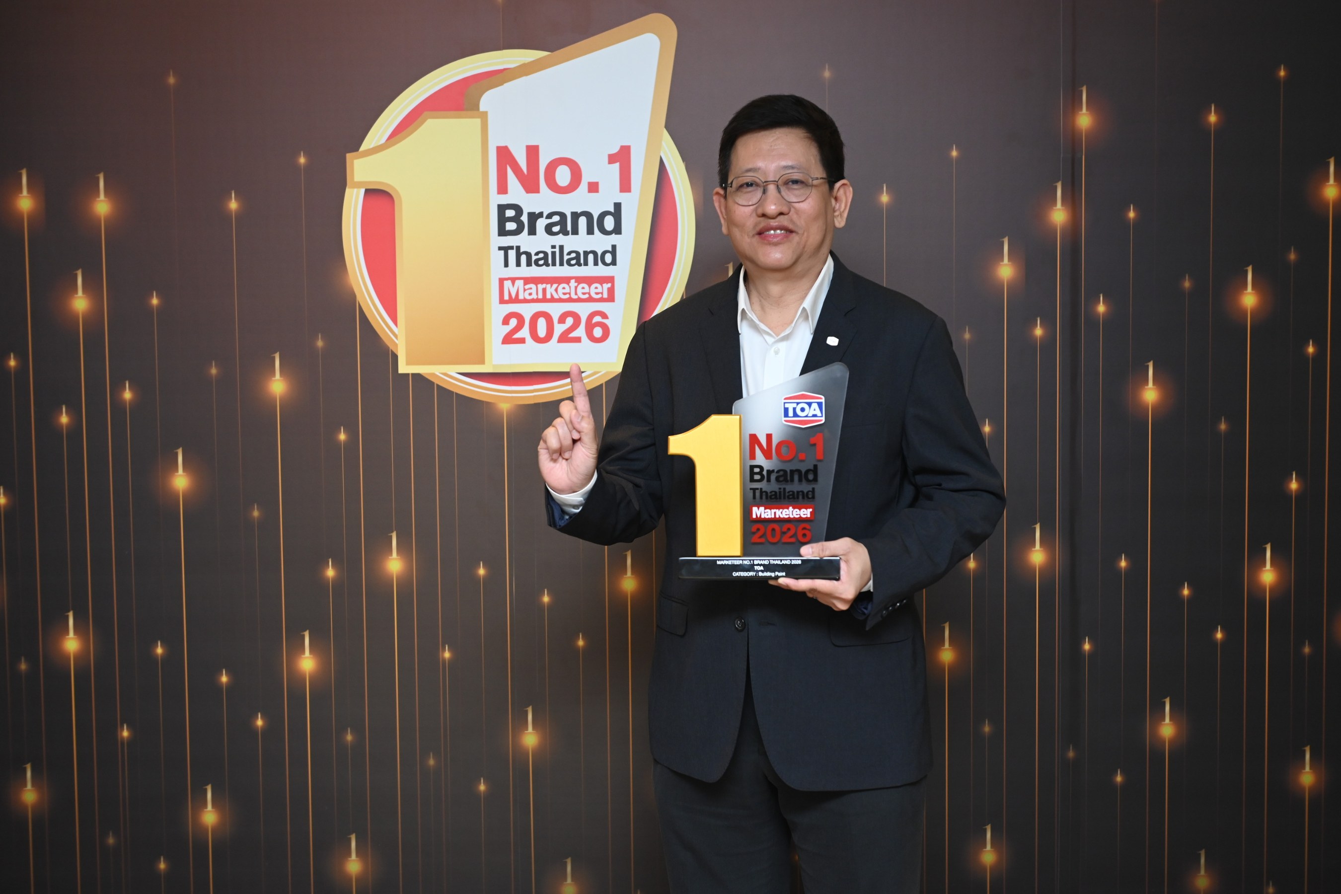 TOA รับรางวัล No.1 Brand Thailand 2026