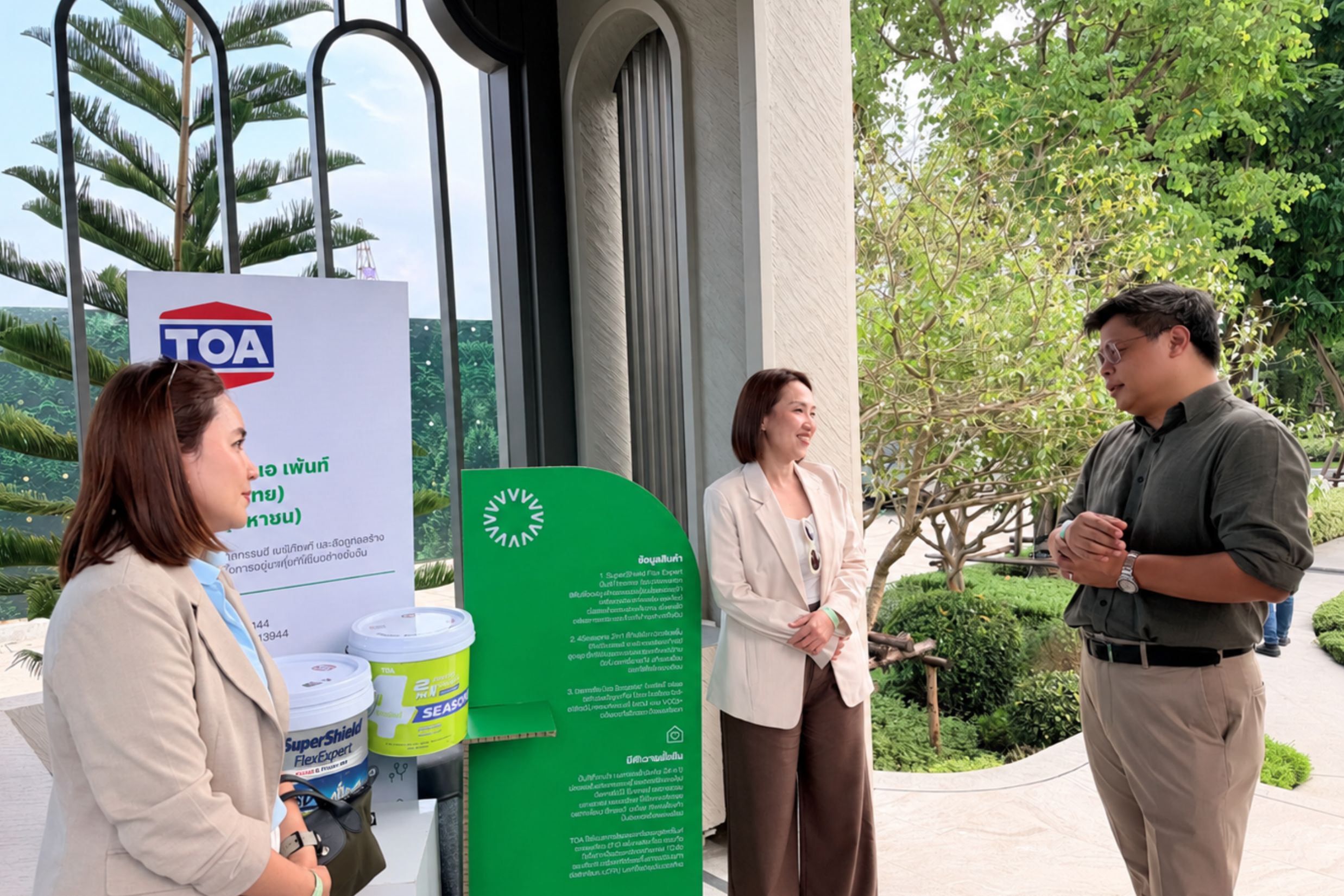 ผู้ร่วมงานในกิจกรรมเปิดตัวมาตรฐาน SC Green Mark