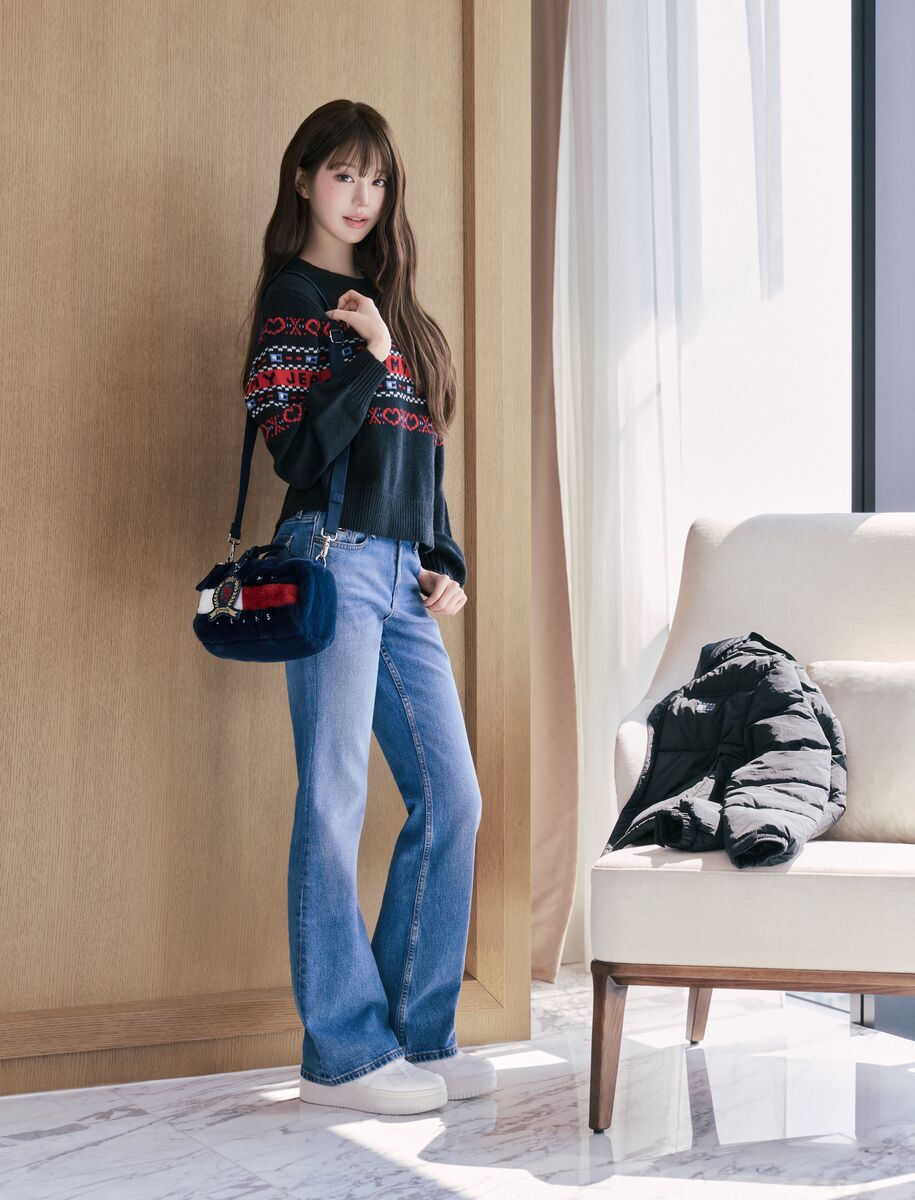 ลุคแคมเปญ Tommy Jeans Fall 2026 – Fairisle Sweater